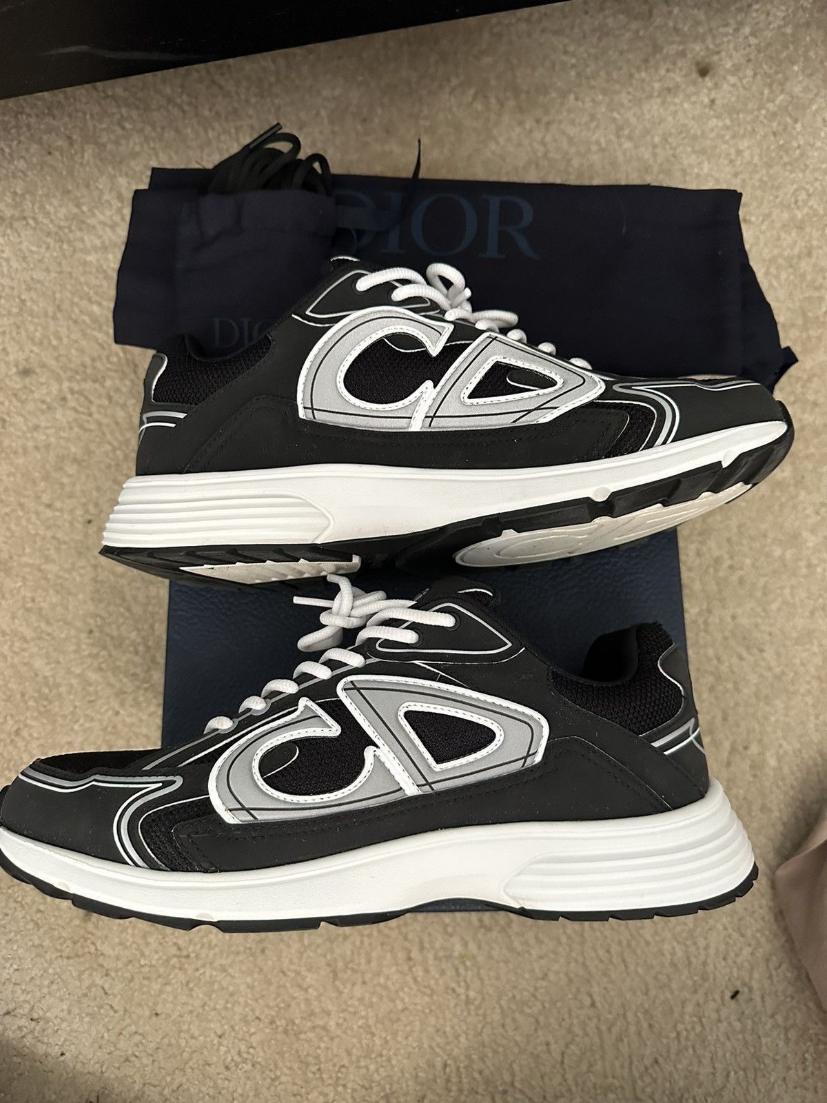 Dior Dior b30 Black and white Size US 9 / EU 42 - 7 Thumbnail