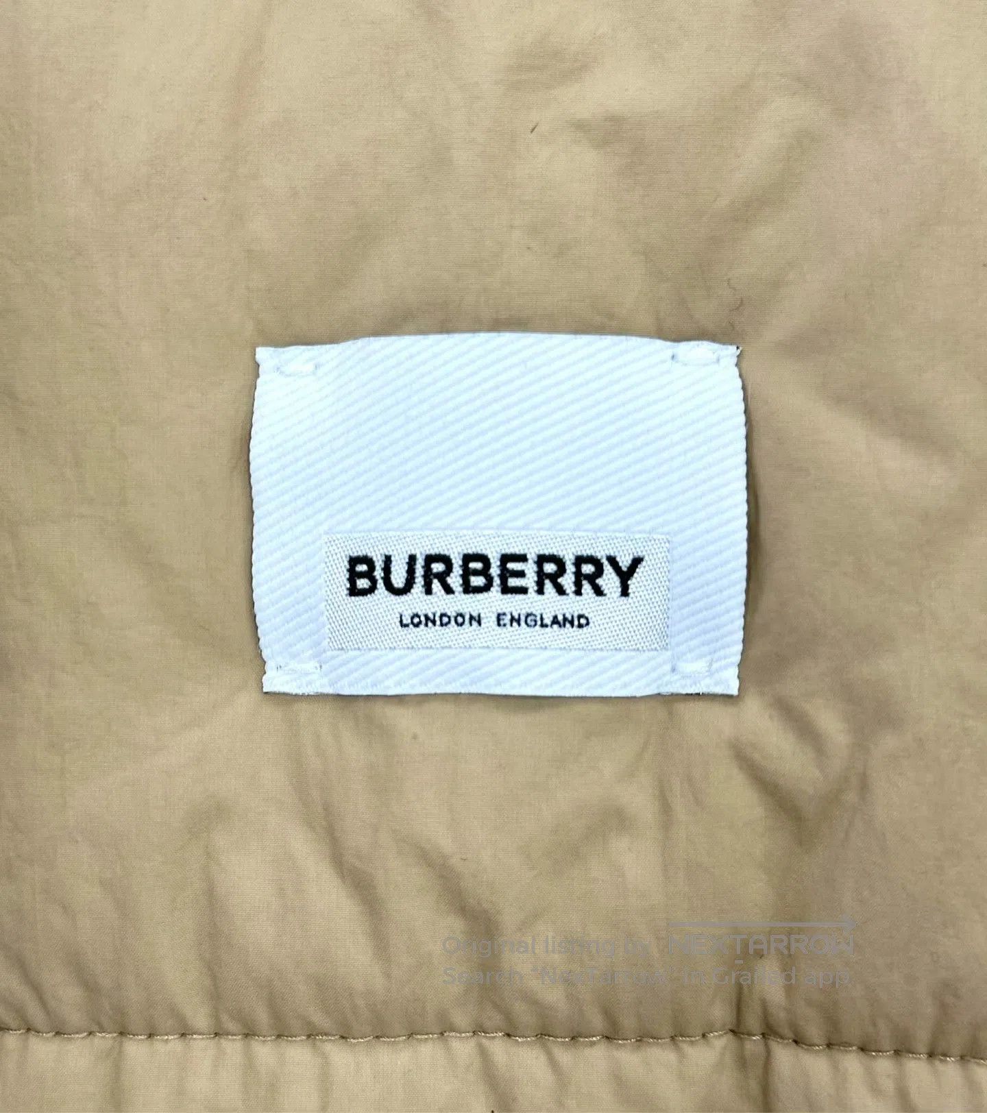 Burberry Burberry Khaki War Horse Logo Zipper Hooded Short Down Jac Size M / US 6-8 / IT 42-44 - 4 Thumbnail