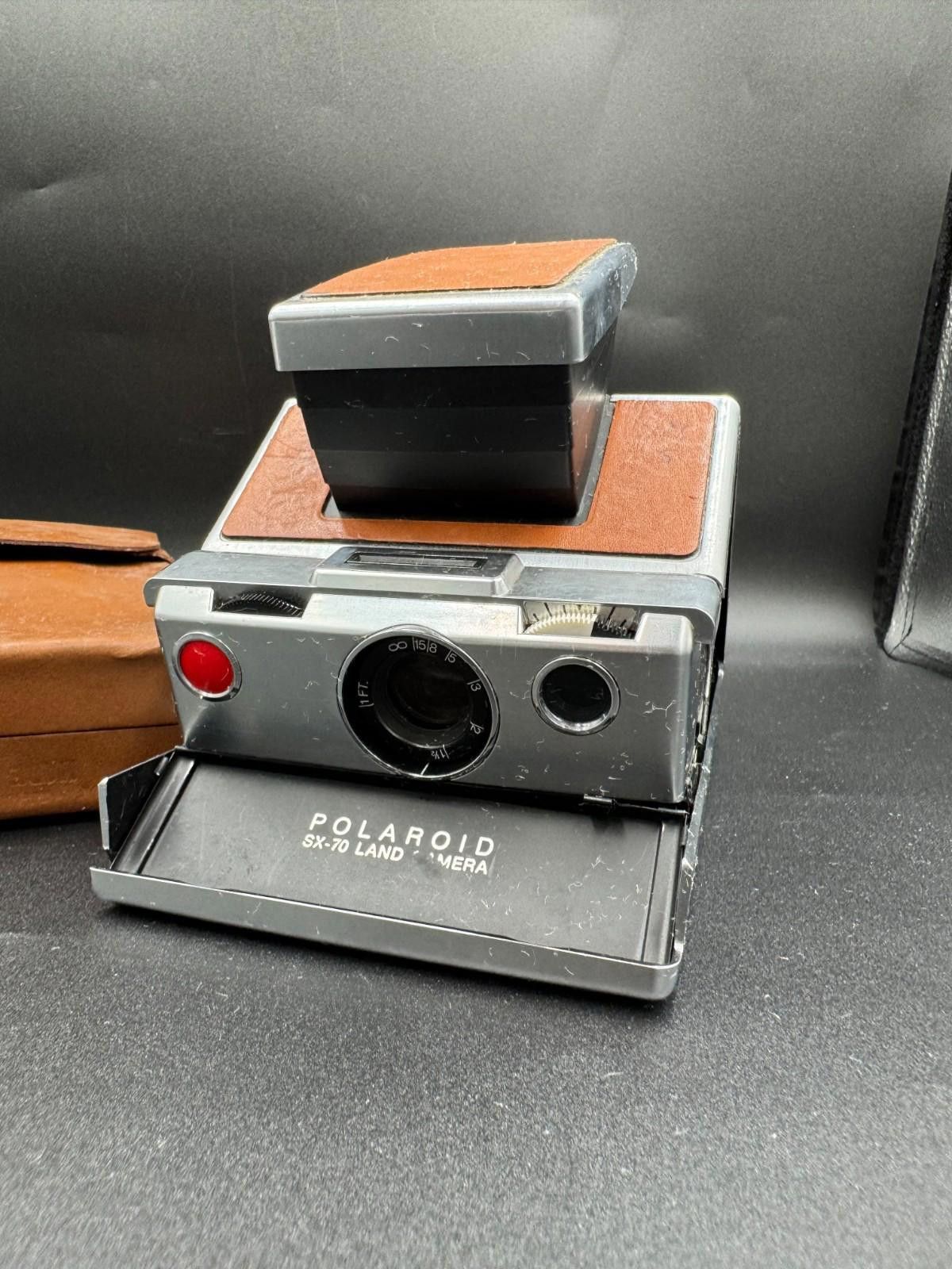 Polaroid Polaroid SX-70 Instant Land Camera Silver and Tan Brown w/ L Size ONE SIZE - 2 Thumbnail