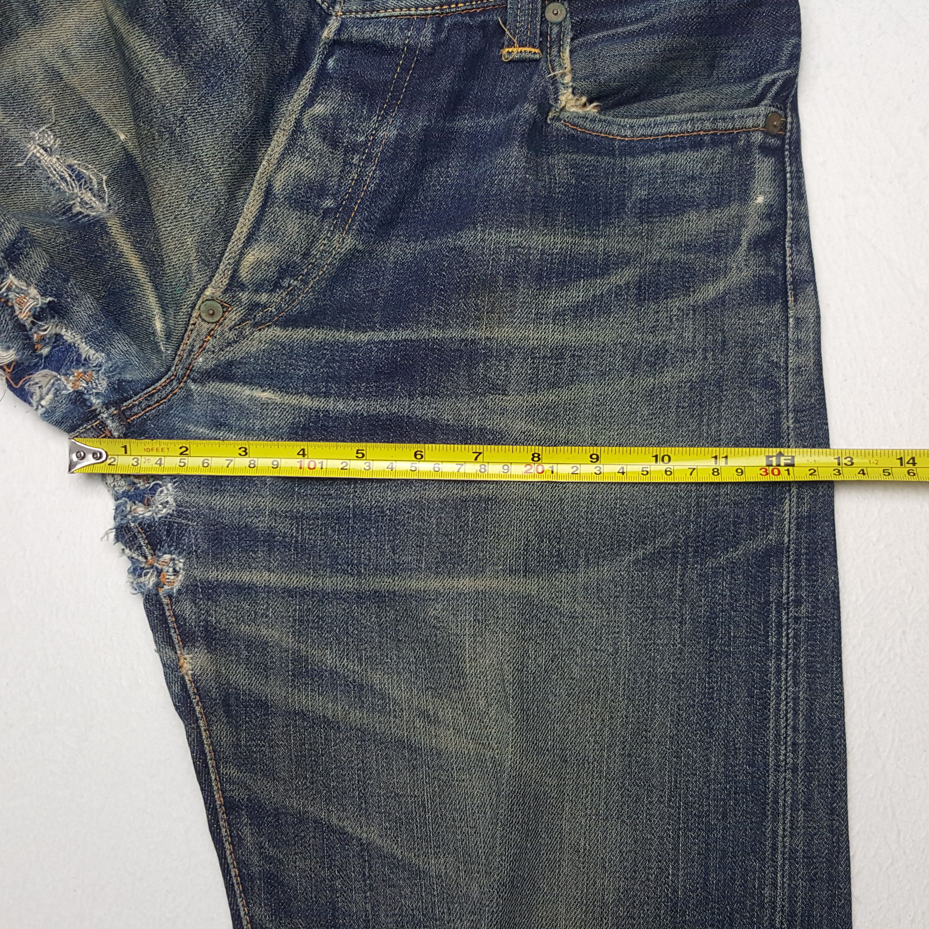 Evisu × Japanese Brand × Vintage Vintage Evisu Selvedge Japan Brand Daicock Custom Denim Jean Size US 30 / EU 46 - 11 Thumbnail