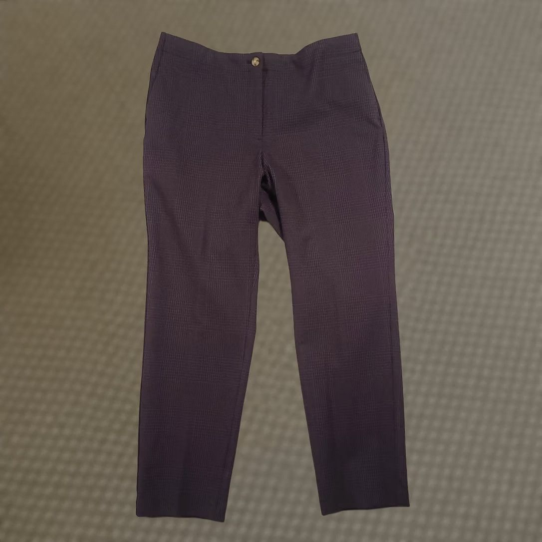 J. Jill J.Jill Pants Womens 14 Plaid Stretch Career Shirt? Size 36" / US 14 / IT 50 - 1 Thumbnail
