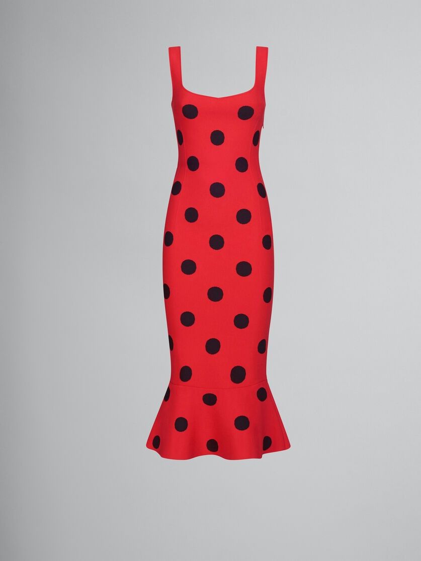 o1w1db10824 Sheath Dress in Red