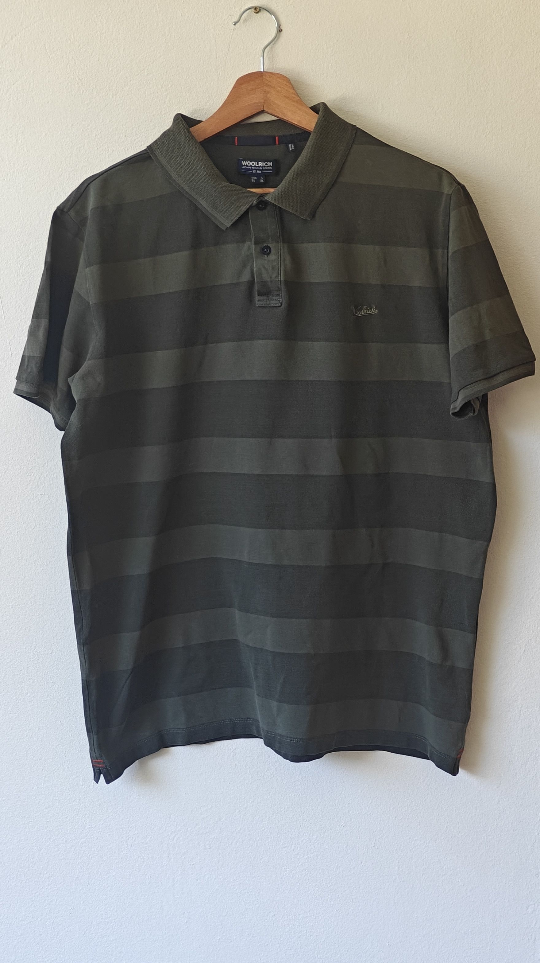 Woolrich Woolen Mills Woolrich John Rich & Bros. Striped Polo Size US M / EU 48-50 / 2 - 1 Thumbnail