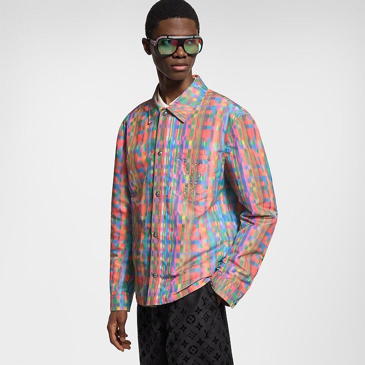 Louis Vuitton Trompe L’Oeil Printed Overshirt Size US L / EU 52-54 / 3 - 3 Thumbnail
