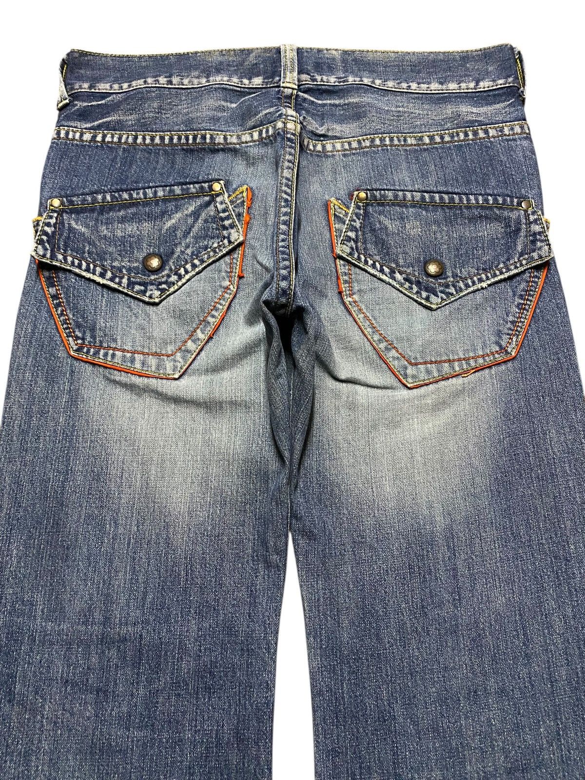 Japanese Brand Vintage Japanese Brand Revolution Faded Wash Wide Leg Jeans Size US 36 / EU 52 - 4 Thumbnail