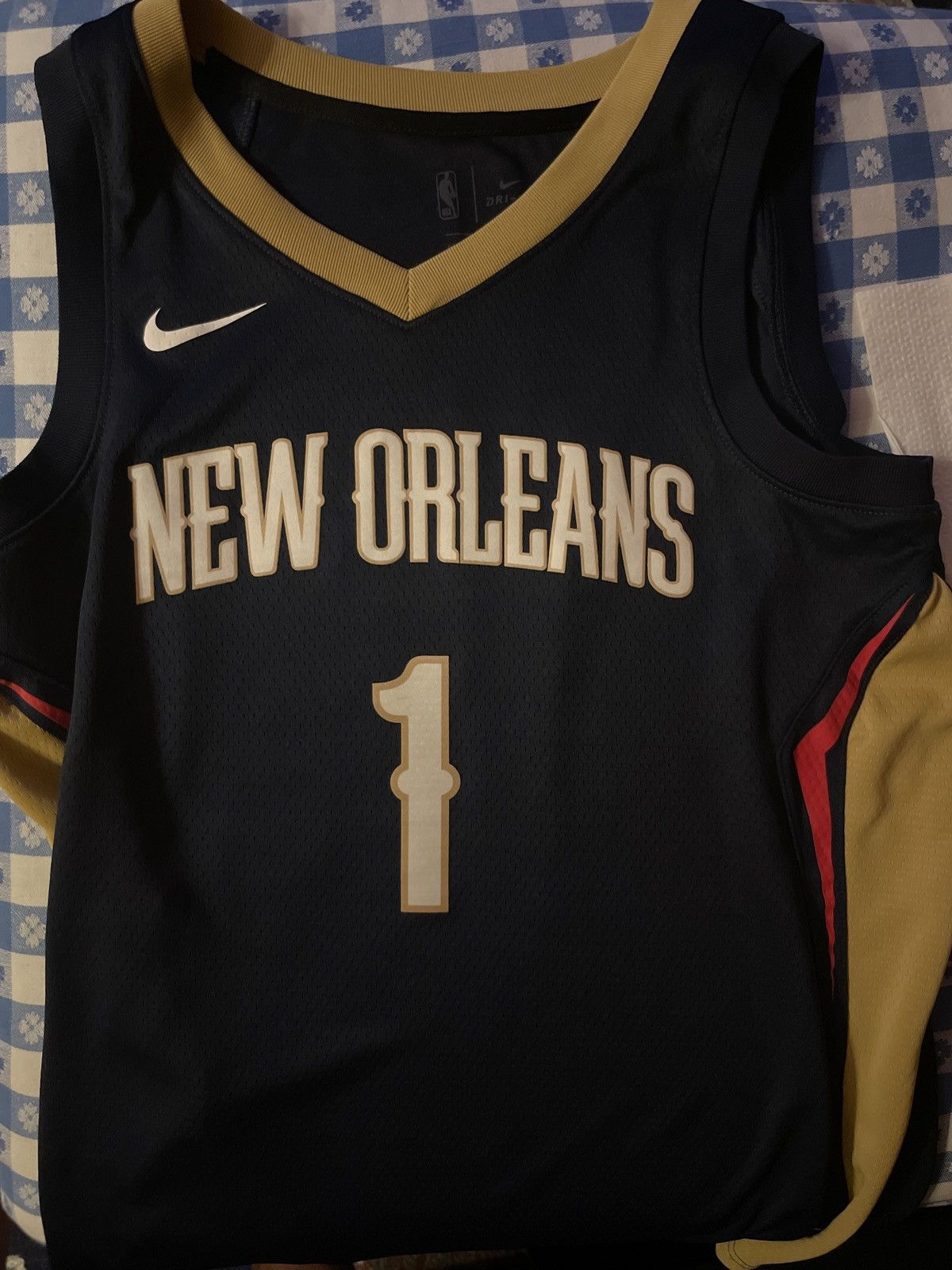 Nike Pelicans Zion Williamson Swingman Jersey - Icon Edition Size US S / EU 44-46 / 1 - 1 Thumbnail