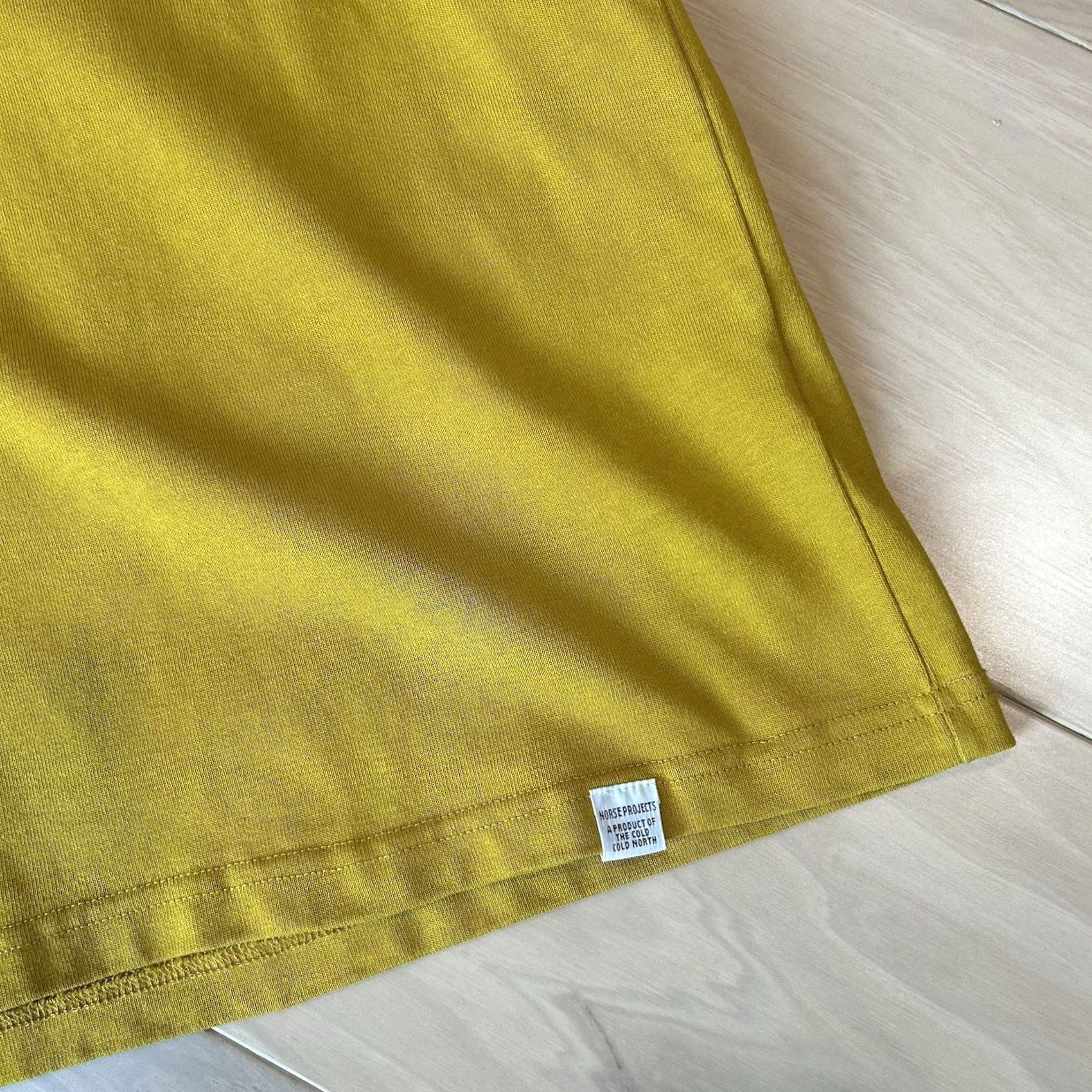 Norse Projects Norse Projects Pocket Tee Yellow 2XL Short Sleeve Crew Neck Mens Vintage Cotton T-Shirt Modern Urban Style Logo Size US XXL / EU 58 / 5 - 3 Thumbnail