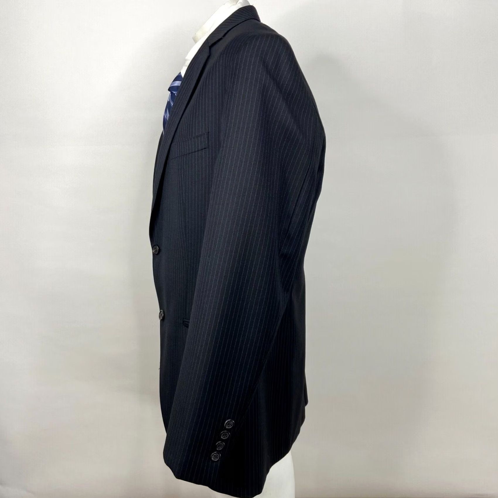 Hugo Boss Hugo Boss 42R Mens Sport Coat Navy Blue - Size 42 - Wool Jacket - Classic Style Size US XS / EU 42 / 0 - 3 Thumbnail