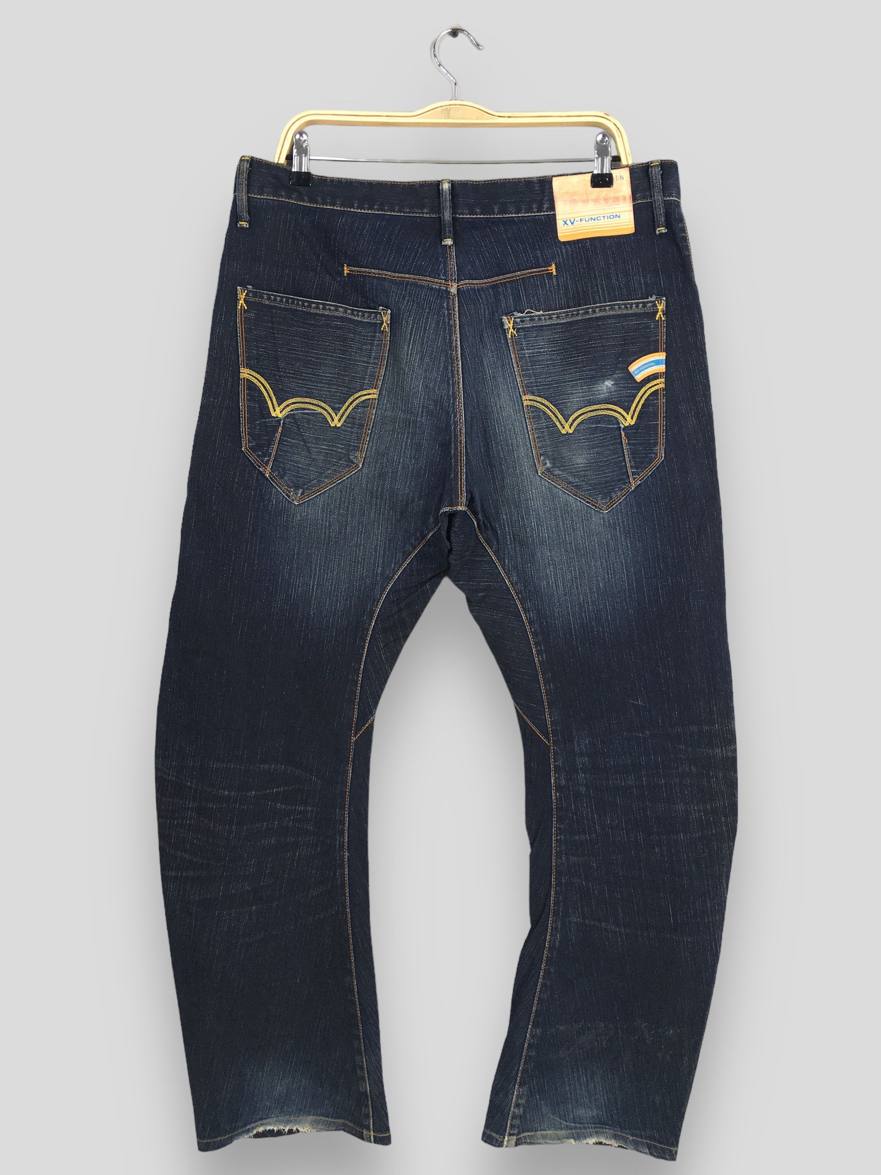 Edwin Size 35x30 Vintage Edwin XV-Function Twisted Leg Jeans S1728 Size US 35 - 8 Thumbnail