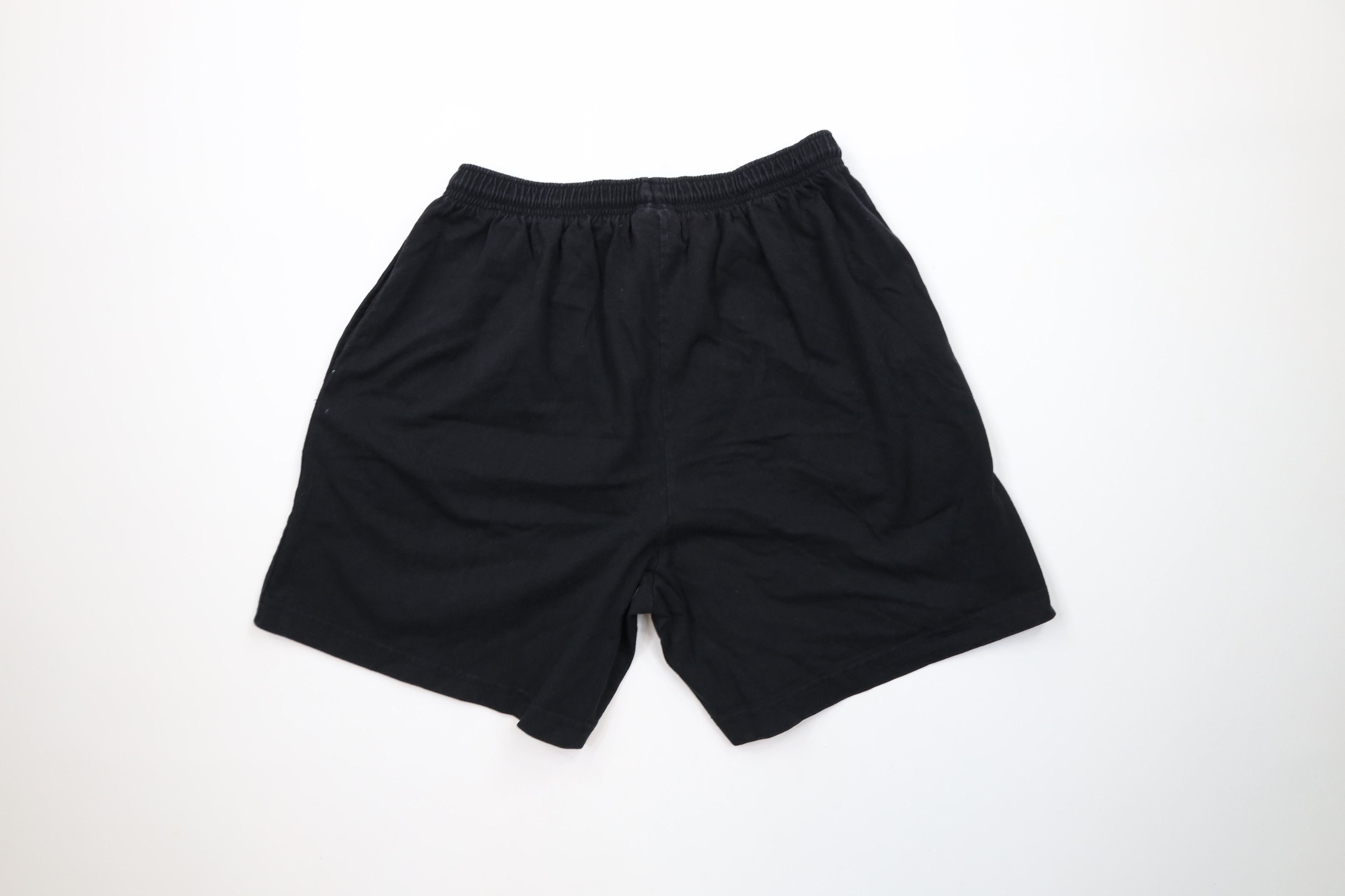 Reebok × Vintage Vintage 90s Reebok Spell Out Above Knee Shorts Black Cotton Size US 36 / EU 52 - 11 Thumbnail