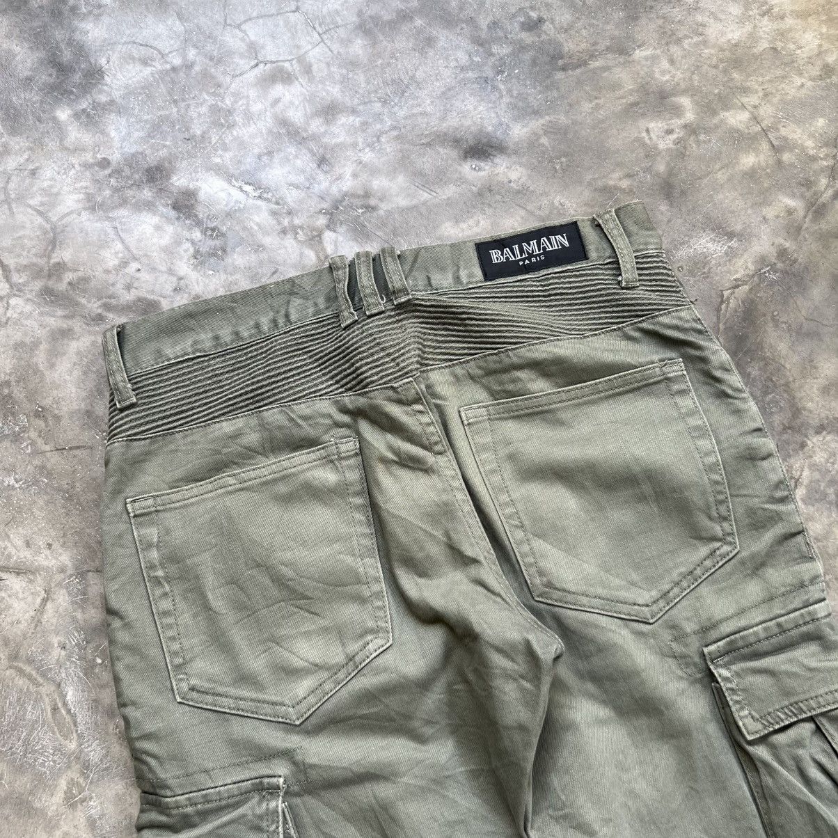 Balmain Balmain Paris Army Cargo Riders Pants Size US 32 / EU 48 - 4 Thumbnail