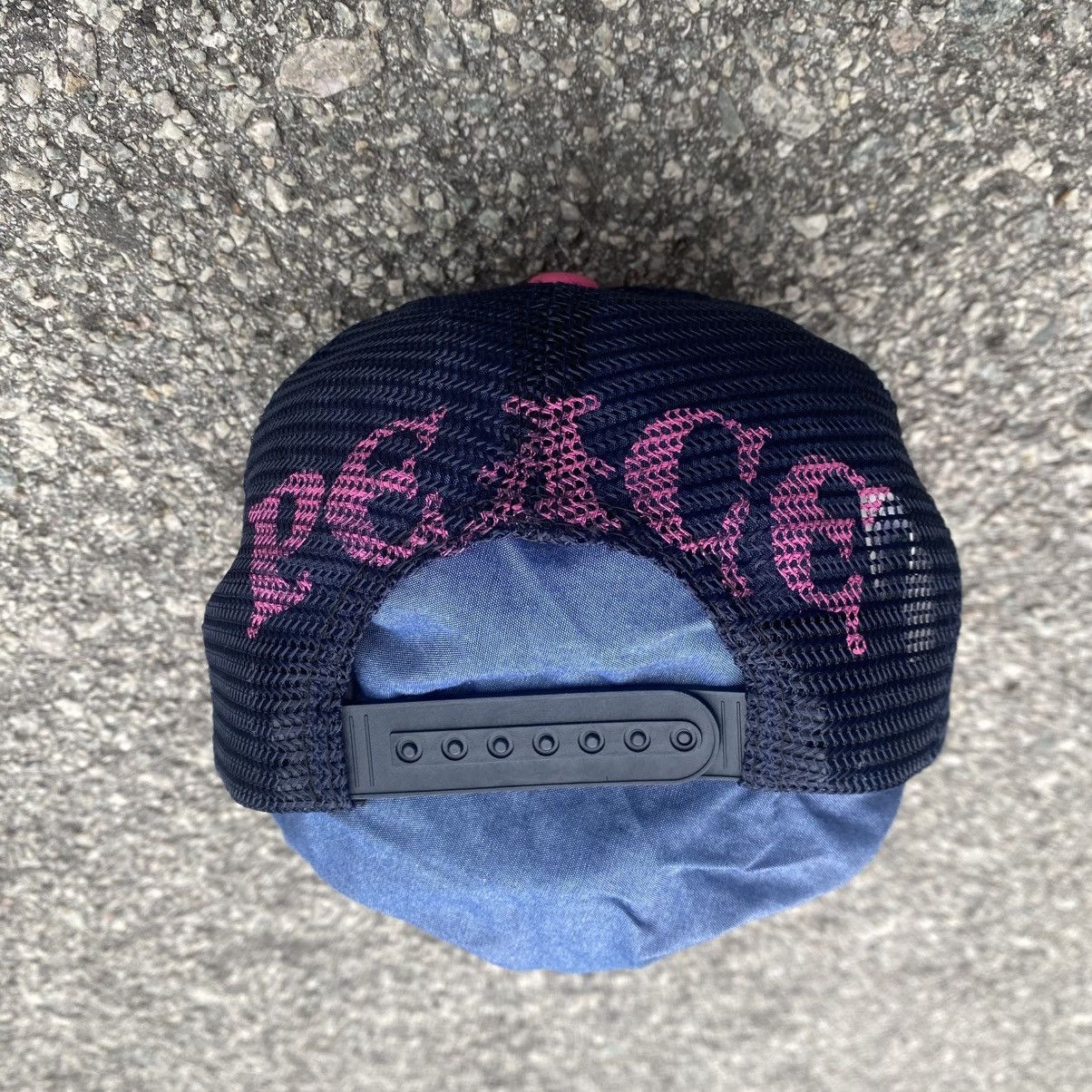 Kapital PEACE PROJECT Funk Pink Psychedelic Mesh Trucker Size ONE SIZE - 5 Thumbnail