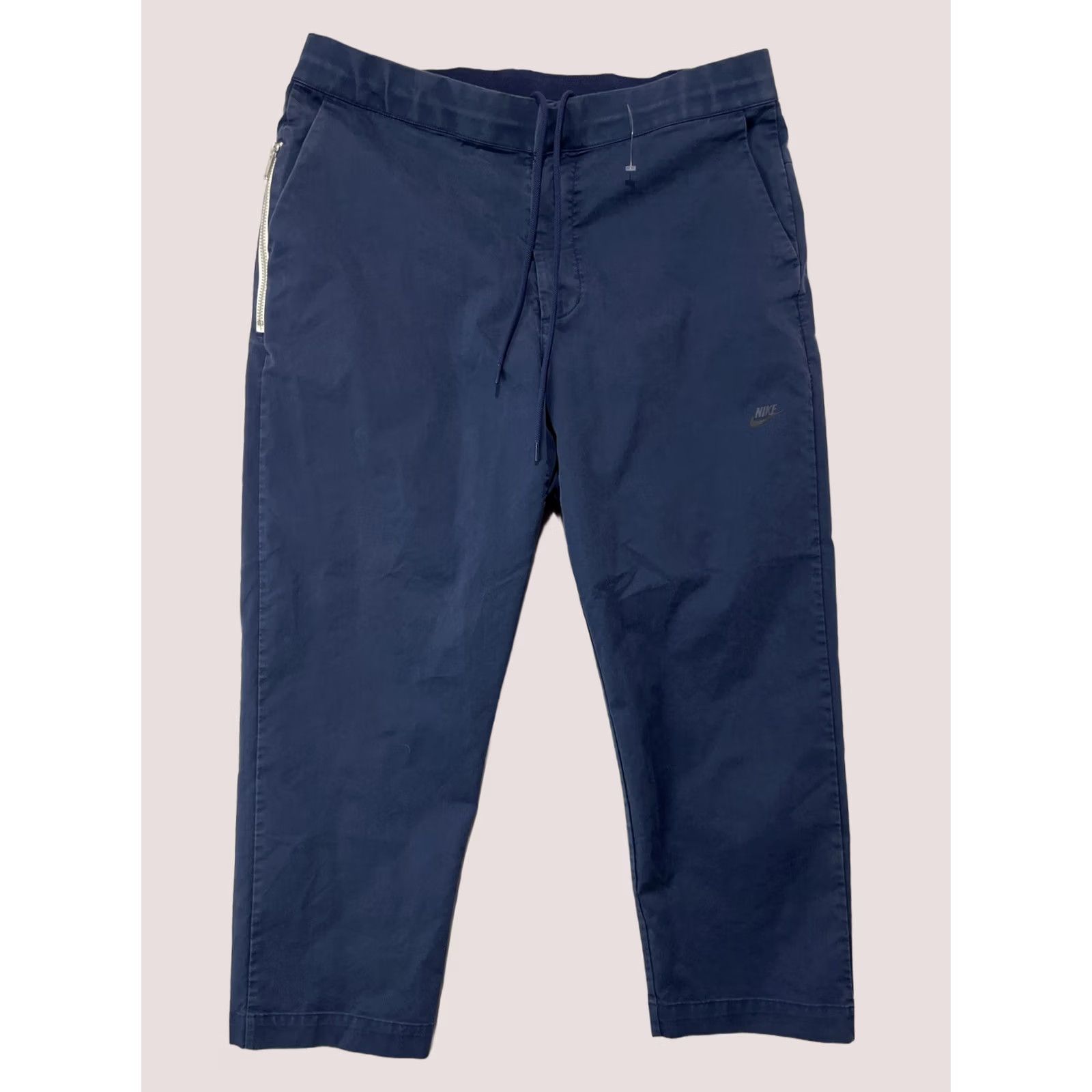 Nike Nike Pants Mens 34 Sportswear Cropped Navy Chino Essentials DD7032-410 Size US 34 / EU 50 - 1 Thumbnail