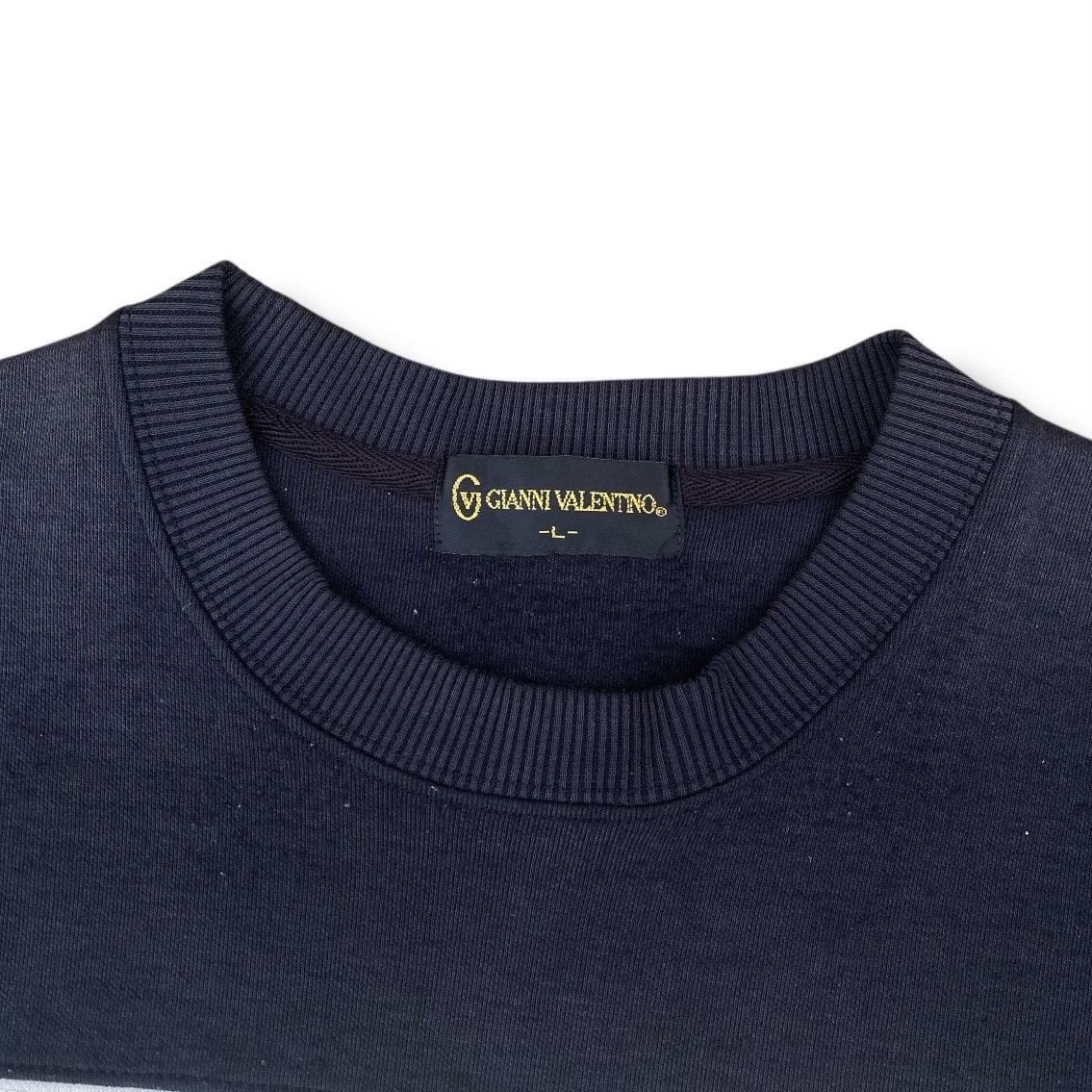 Gianni Valentino Vintage 90s Gianni Valentino Colourblock Sweatshirt. #G2 Size US L / EU 52-54 / 3 - 3 Thumbnail