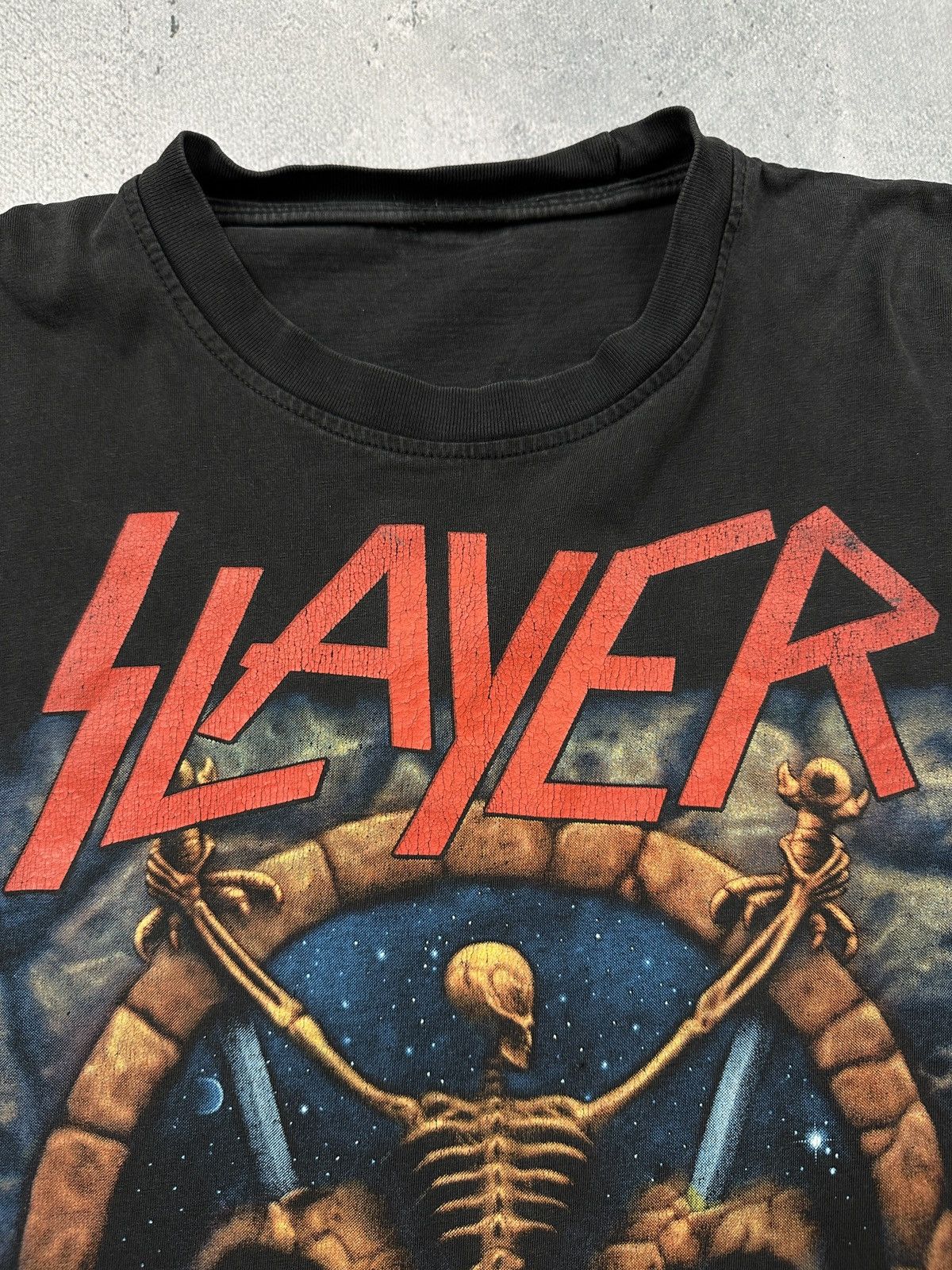 Slayer Vintage Slayer 90s T-Shirt Skeleton Pentagram Graphic Rare Size US M / EU 48-50 / 2 - 9 Thumbnail