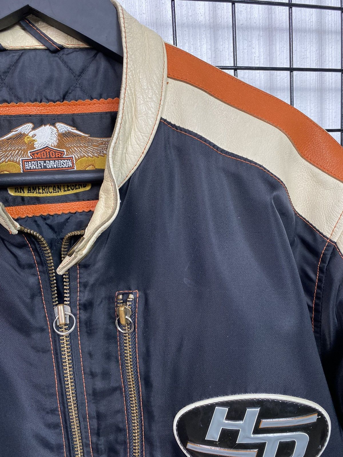 Vintage Harley Davidson Racing Vintage Jacket Bomber Logo Hype Size US L / EU 52-54 / 3 - 10 Thumbnail