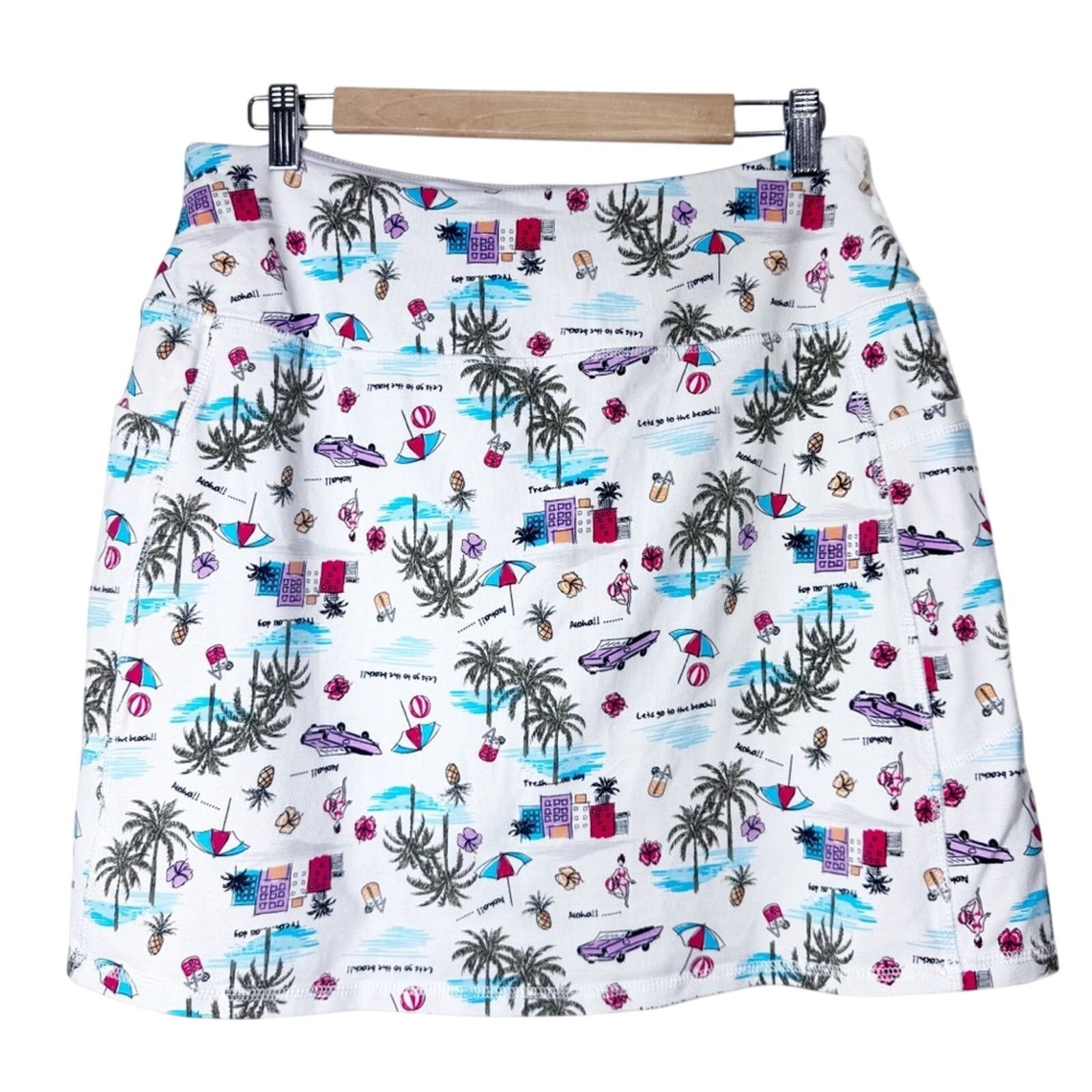 Other intro Hawaiian Print Pull On Skort Women’s Size Medium Size 29" - 1 Thumbnail