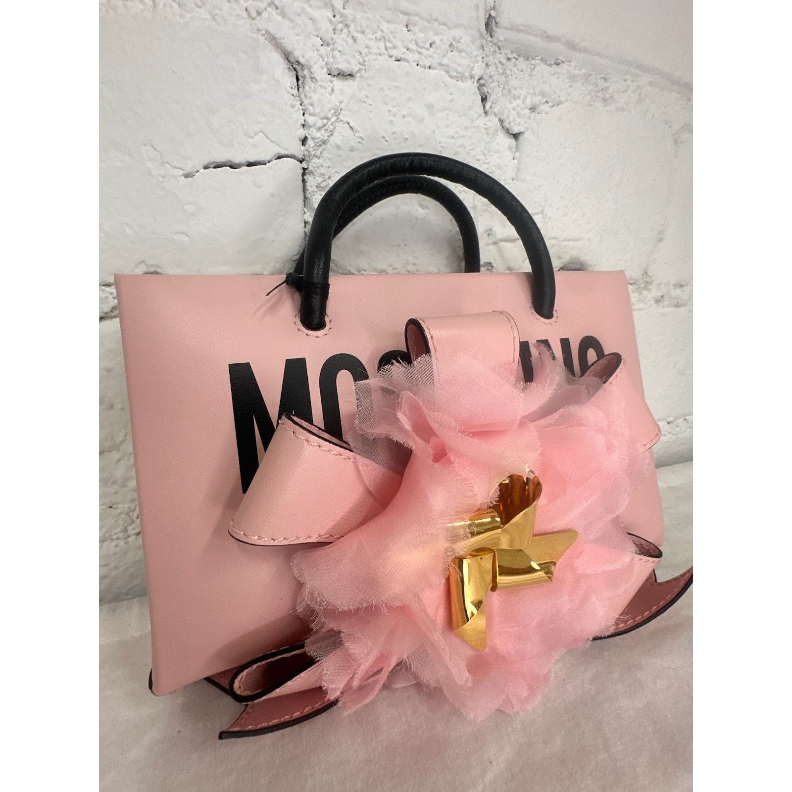 Moschino SS24 MOSCHINO Couture 40 Pink Leather Shopper Pink Crossbody Size ONE SIZE - 6 Thumbnail