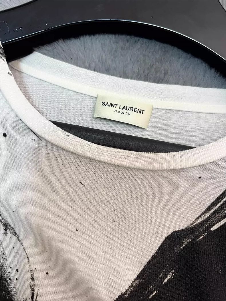 Saint Laurent Paris Saint Laurent Parisspring and summer short sleeves 2504-Ne Size US XS / EU 42 / 0 - 3 Thumbnail