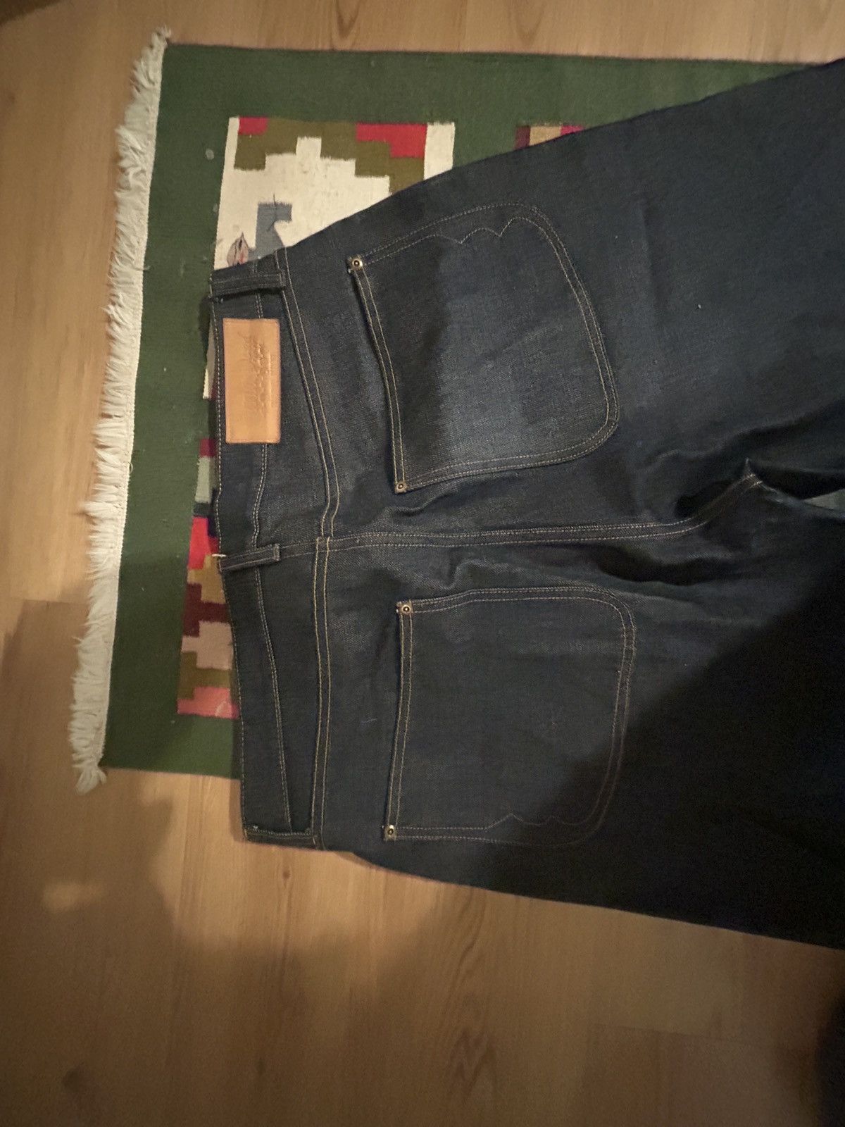 Brain Dead brain dead wide leg raw selvedge denim jeans Size US 36 / EU 52 - 3 Thumbnail