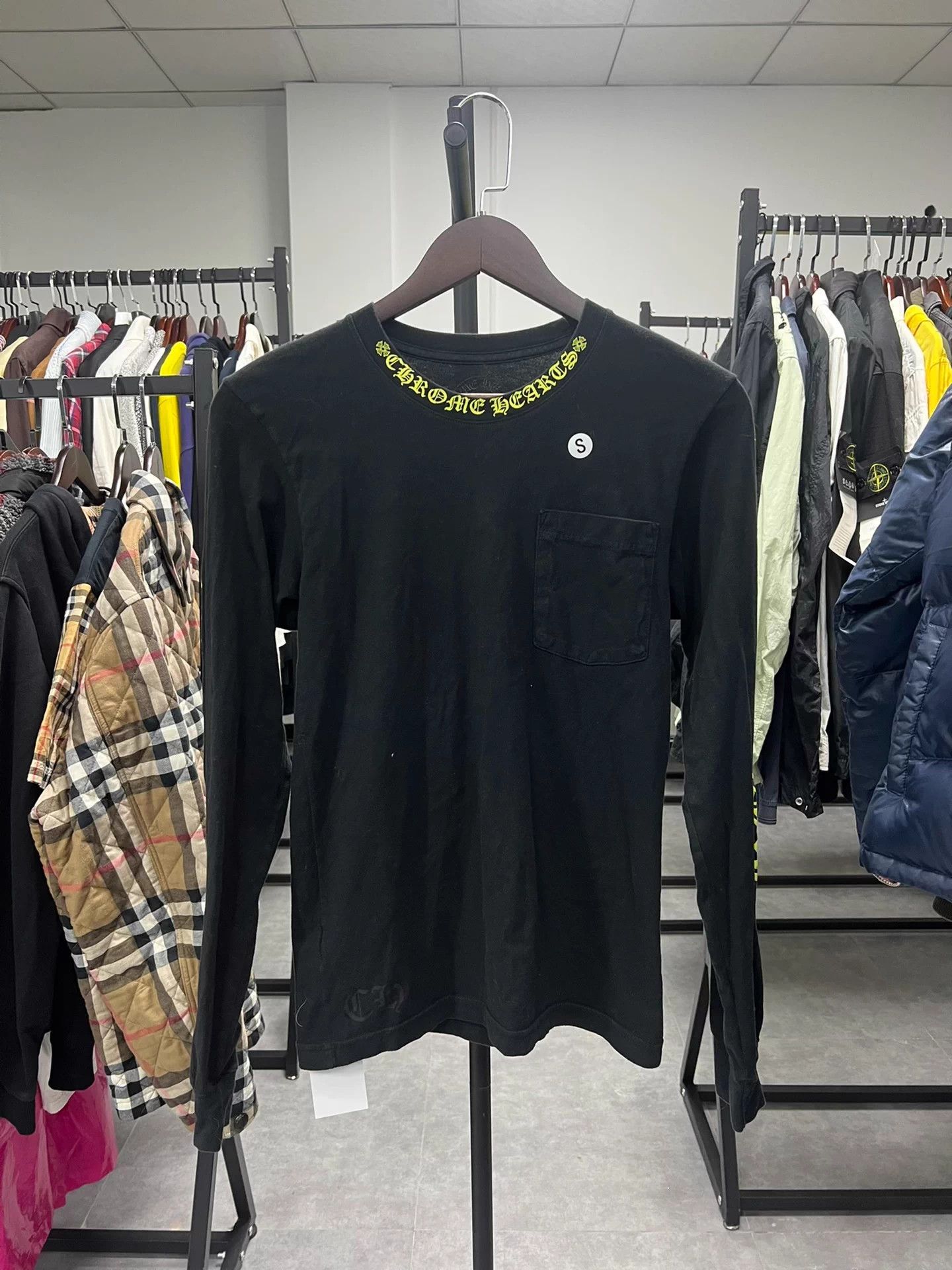 Chrome Hearts Chrome Hearts Sanskrit Print Long-Sleeve T-Shirt Size S / US 4 / IT 40 - 1 Thumbnail