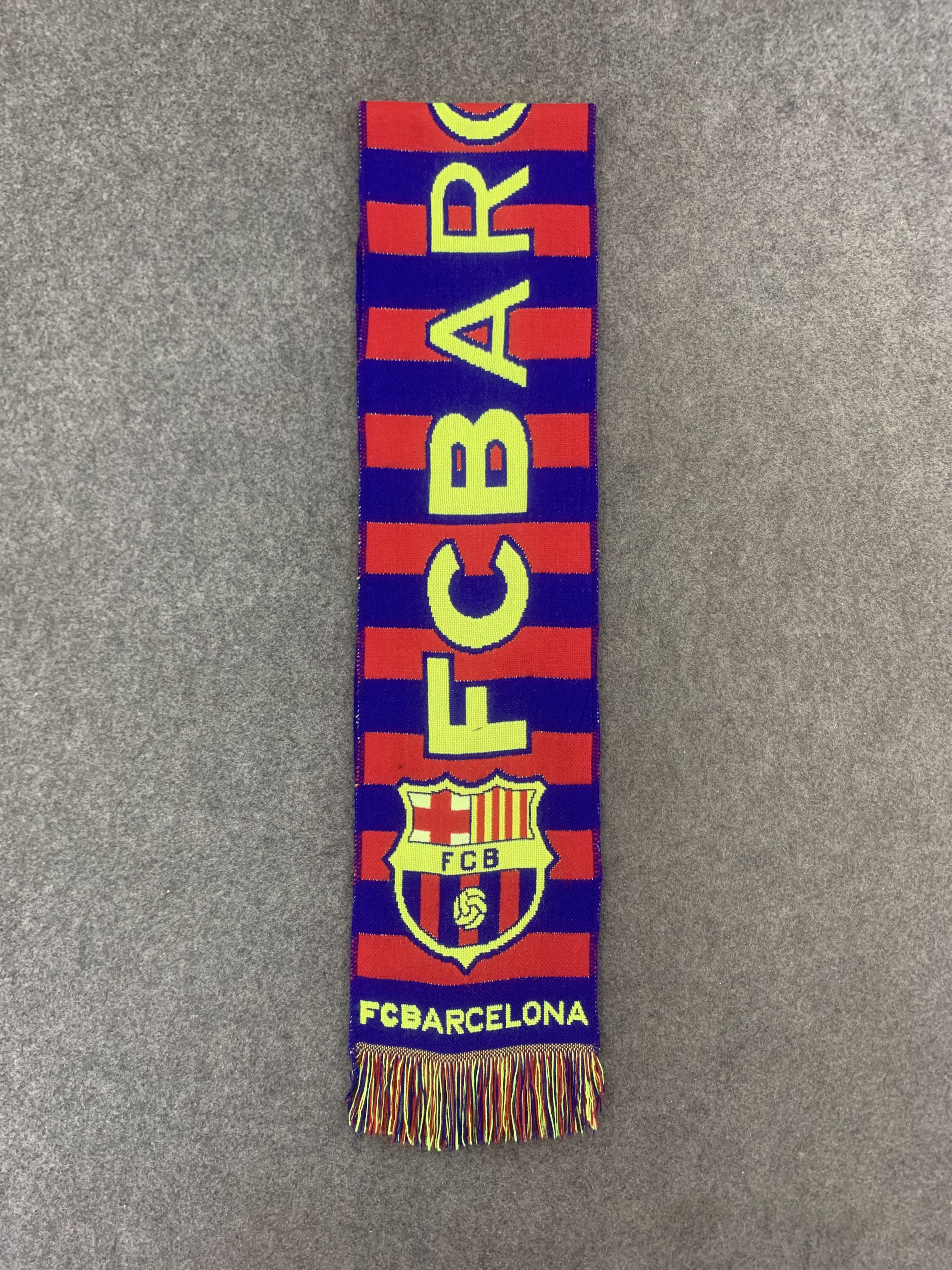 Vintage FC Barcelona Scarf Wool Muffler Neck Wrap BL9233 Size ONE SIZE - 3 Thumbnail