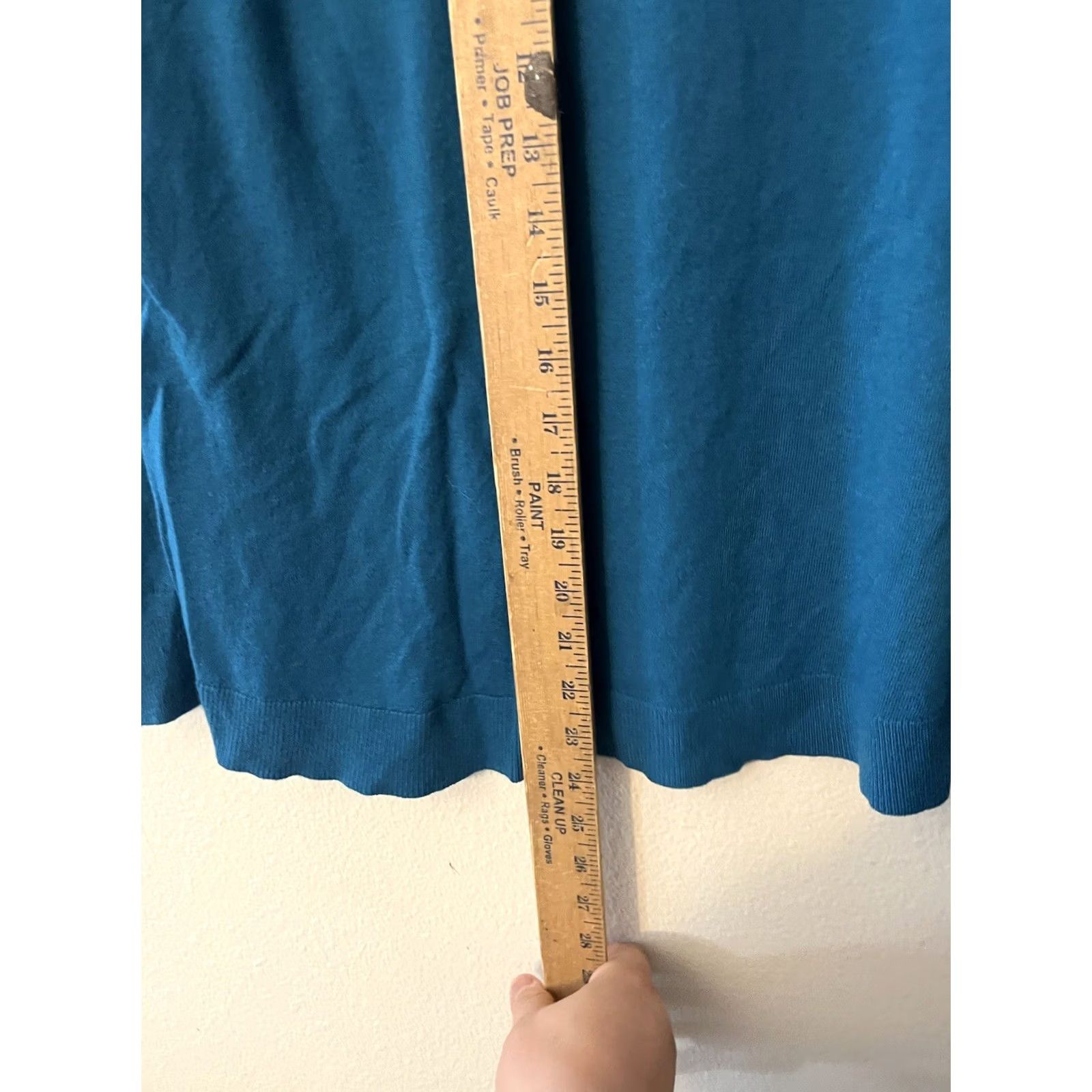 Loft LOFT Ann Taylor Sweater Womens Small Blue Knit Scoop Neck Long Sleeve Size S / US 4 / IT 40 - 4 Thumbnail