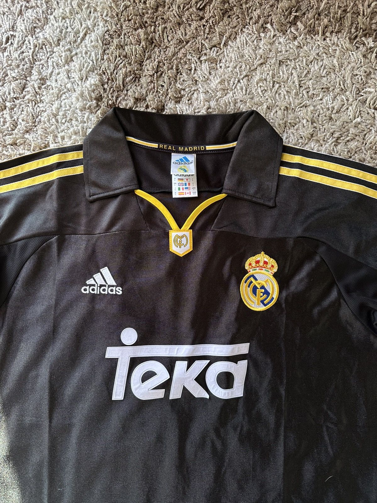 Vintage Real Madrid Vintage Adidas Jersey 1999/2000 Size US L / EU 52-54 / 3 - 3 Thumbnail