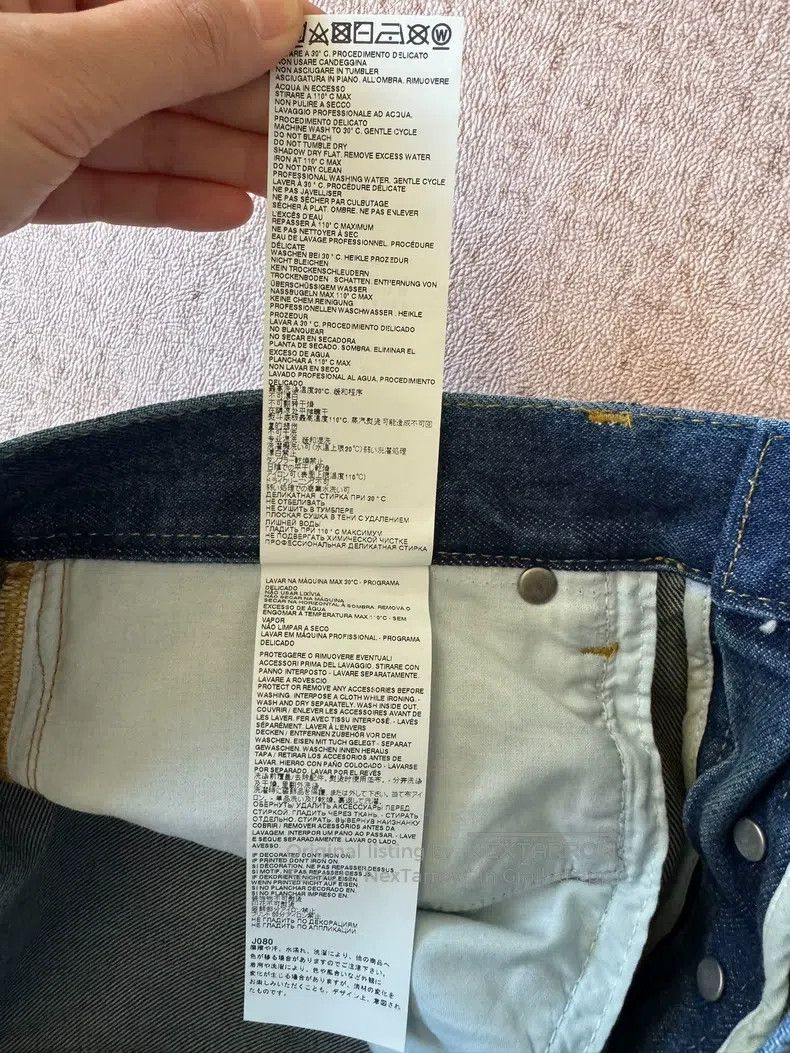 Maison Margiela Maison Margiela Solid colour made of old straight-fitting Size US 31 - 8 Thumbnail