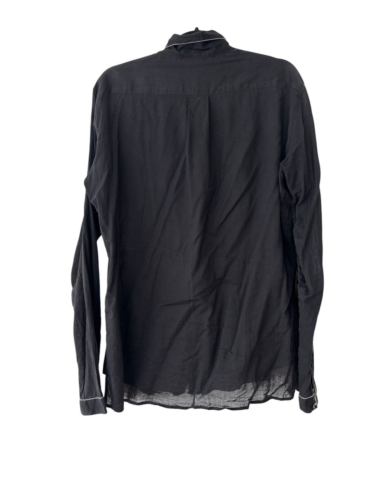 Ann Demeulemeester Ann Demeulemeester Iconic Ruched Front Shirt Size US S / EU 44-46 / 1 - 4 Thumbnail