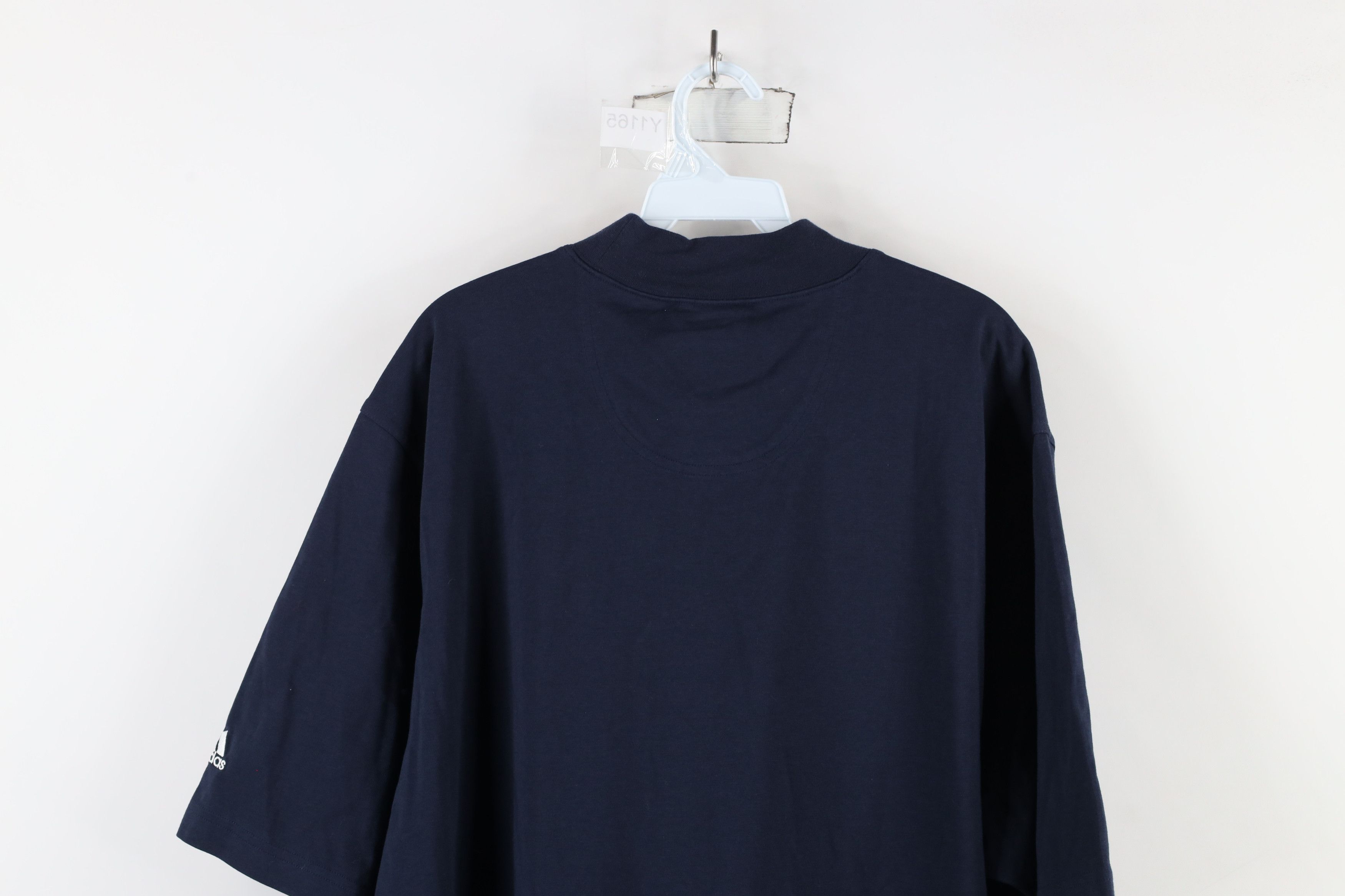 Adidas × Vintage New Adidas University of Toledo Golf Mock Neck T-Shirt Blue Size US XL / EU 56 / 4 - 12 Thumbnail