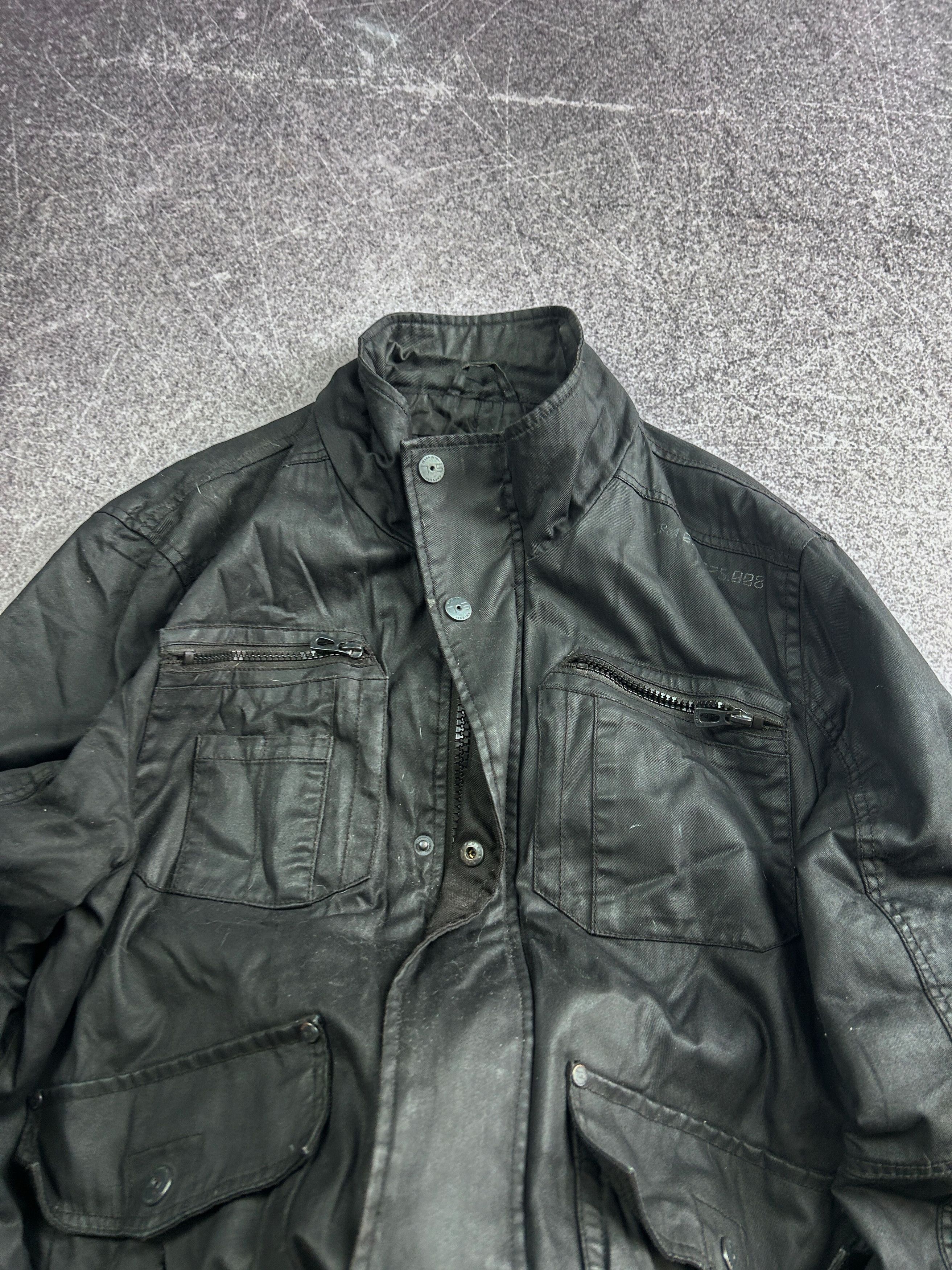 Other VTG Avant Garde Rick Owens Style Cargo WAX Bomber Jacket 90s Size US M / EU 48-50 / 2 - 3 Thumbnail