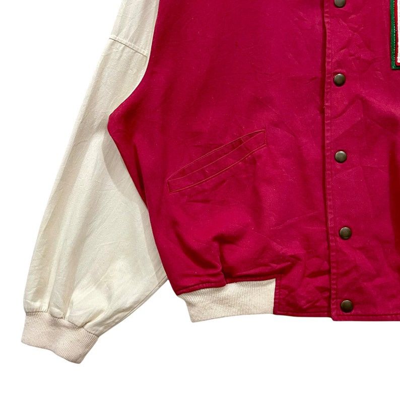 Japanese Brand × Sports Specialties × Vintage Vintage 90s Sport Shack Snap Button Varsity Jacket Size US L / EU 52-54 / 3 - 5 Thumbnail