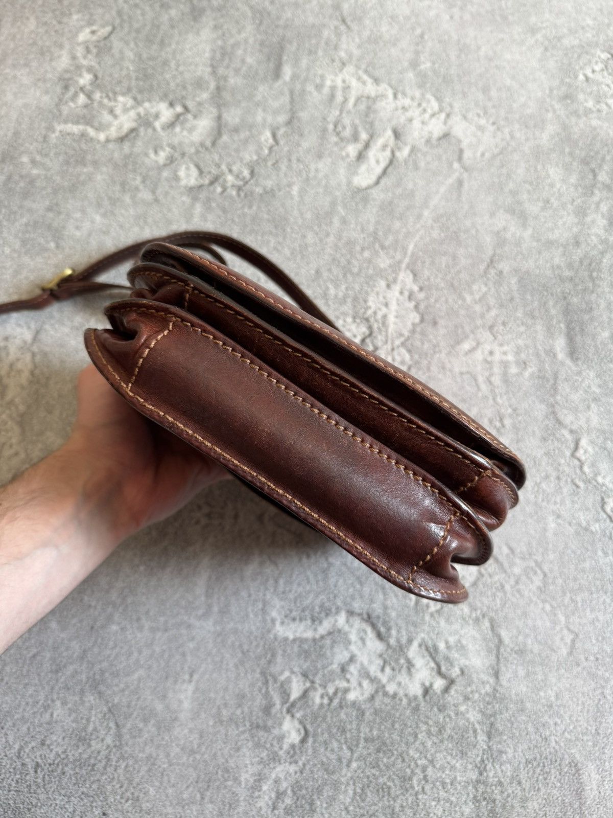 Leather The Bridge brown vintage leather bag 💼 shoulder Size ONE SIZE - 17 Thumbnail