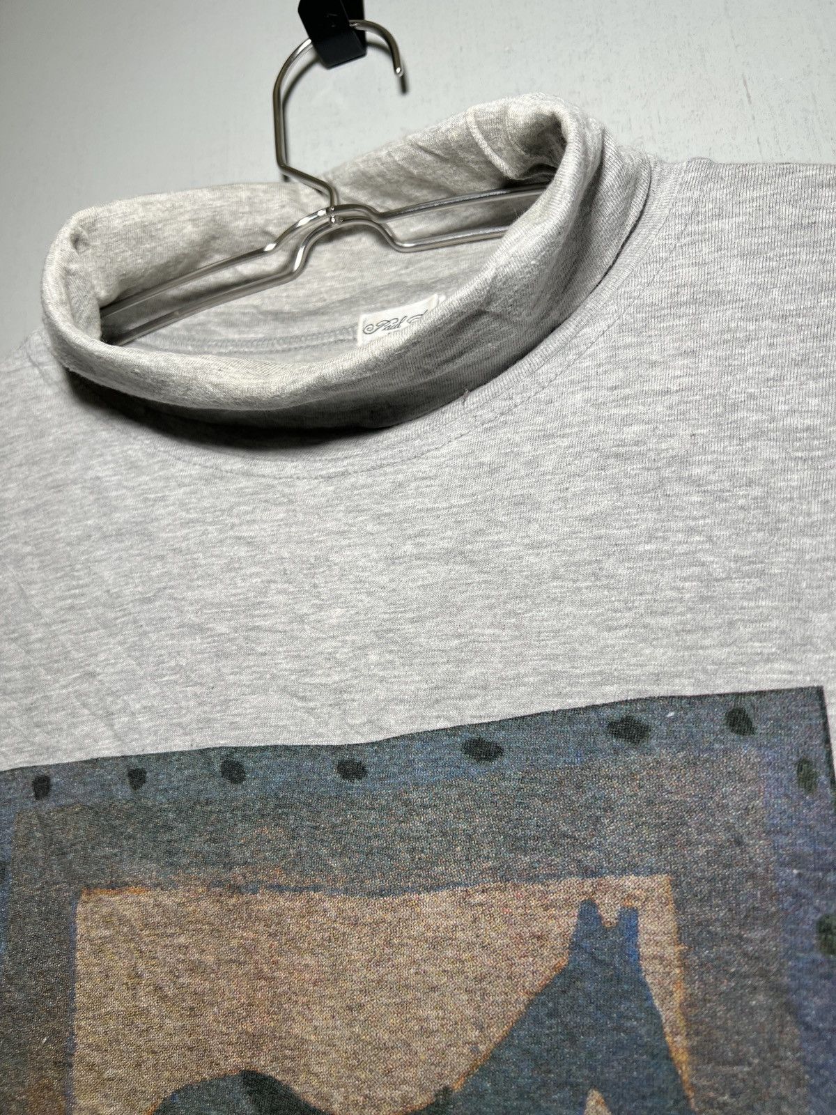 Paul Smith × Vintage Vintage Paul Smith Jeans Blue Horse Turtleneck Shirt Size US L / EU 52-54 / 3 - 6 Thumbnail