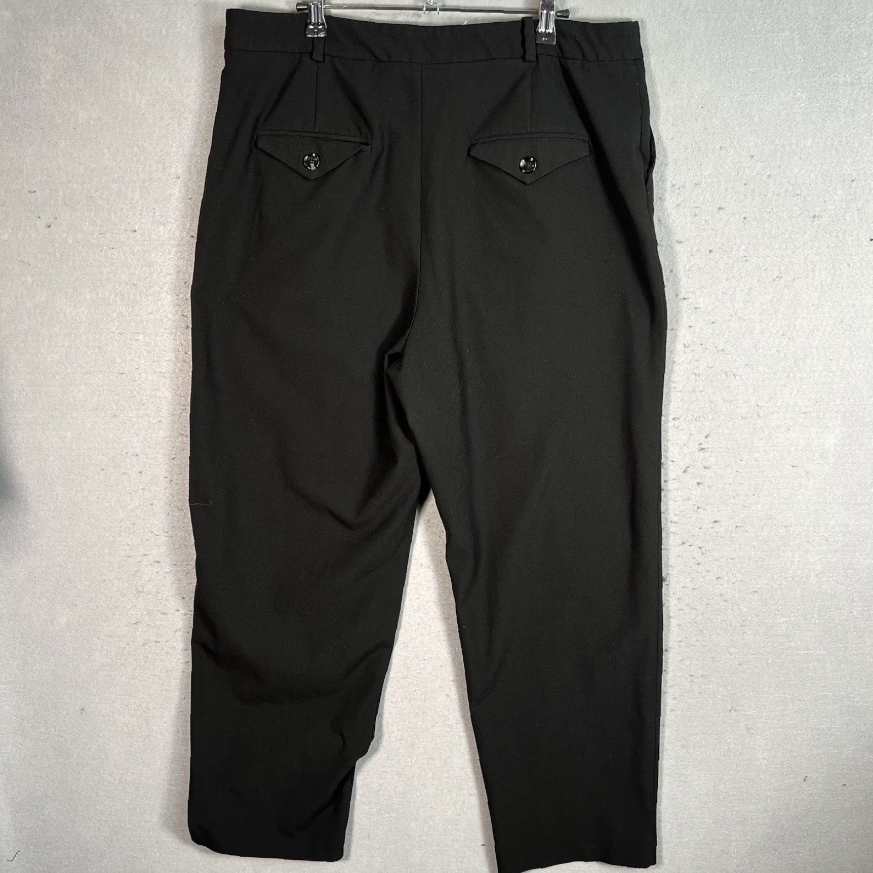 Mango Mango Pleated Pants Womens Size 12 Black Straight Leg Pants Adult Womens 12 Mango Dress Pants Regular Straight Leg Black Size 34" / US 12 / IT 48 - 6 Thumbnail
