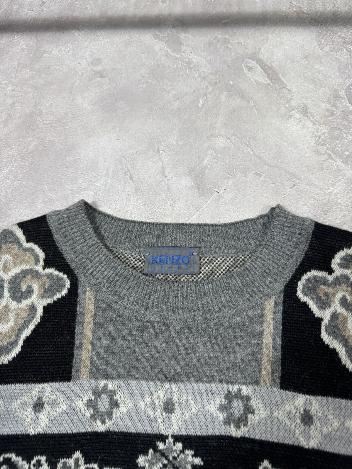 Kenzo Rare! Kenzo Homme Wool Sweater Size US L / EU 52-54 / 3 - 5 Thumbnail