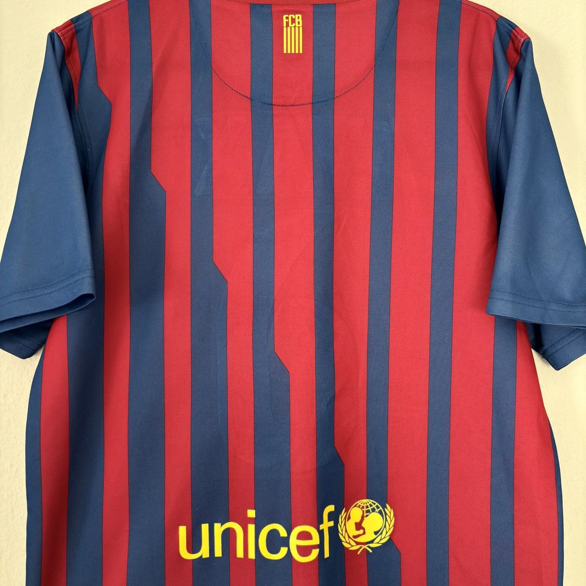 Nike 2011 2012 Barcelona Barca Nike Home Soccer Jersey Shirt Tee Size US S / EU 44-46 / 1 - 8 Thumbnail