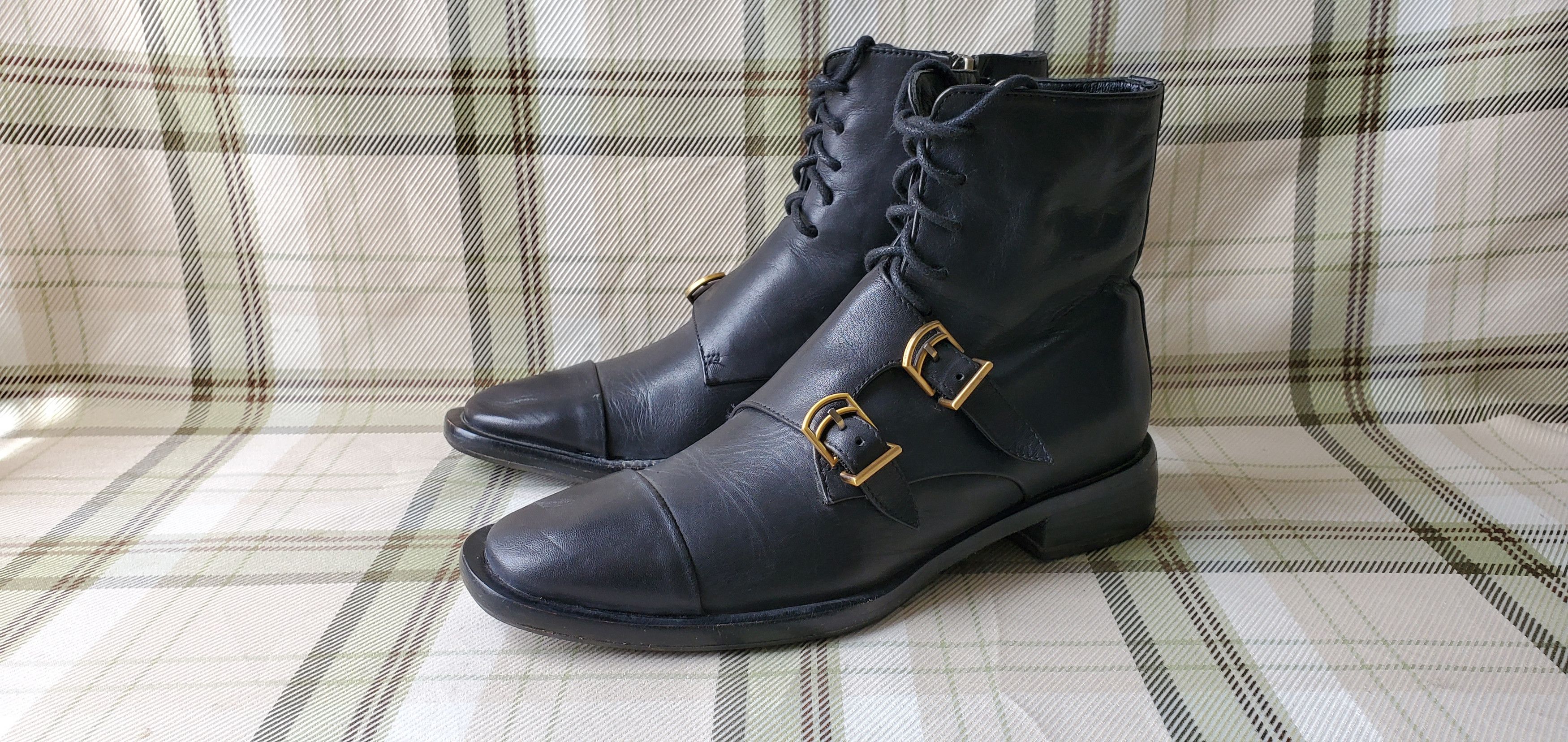 Jil Sander Jil Sander Double Buckle Ankle Boots Size US 6 / IT 36 - 1 Thumbnail