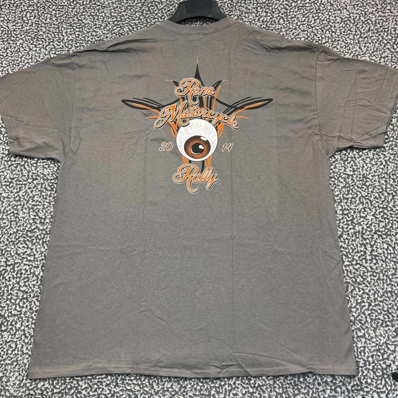 Gildan Vintage Reno Motorcycle Rally Shirt Men XXL Short Sleeve New Size US XXL / EU 58 / 5 - 1 Thumbnail