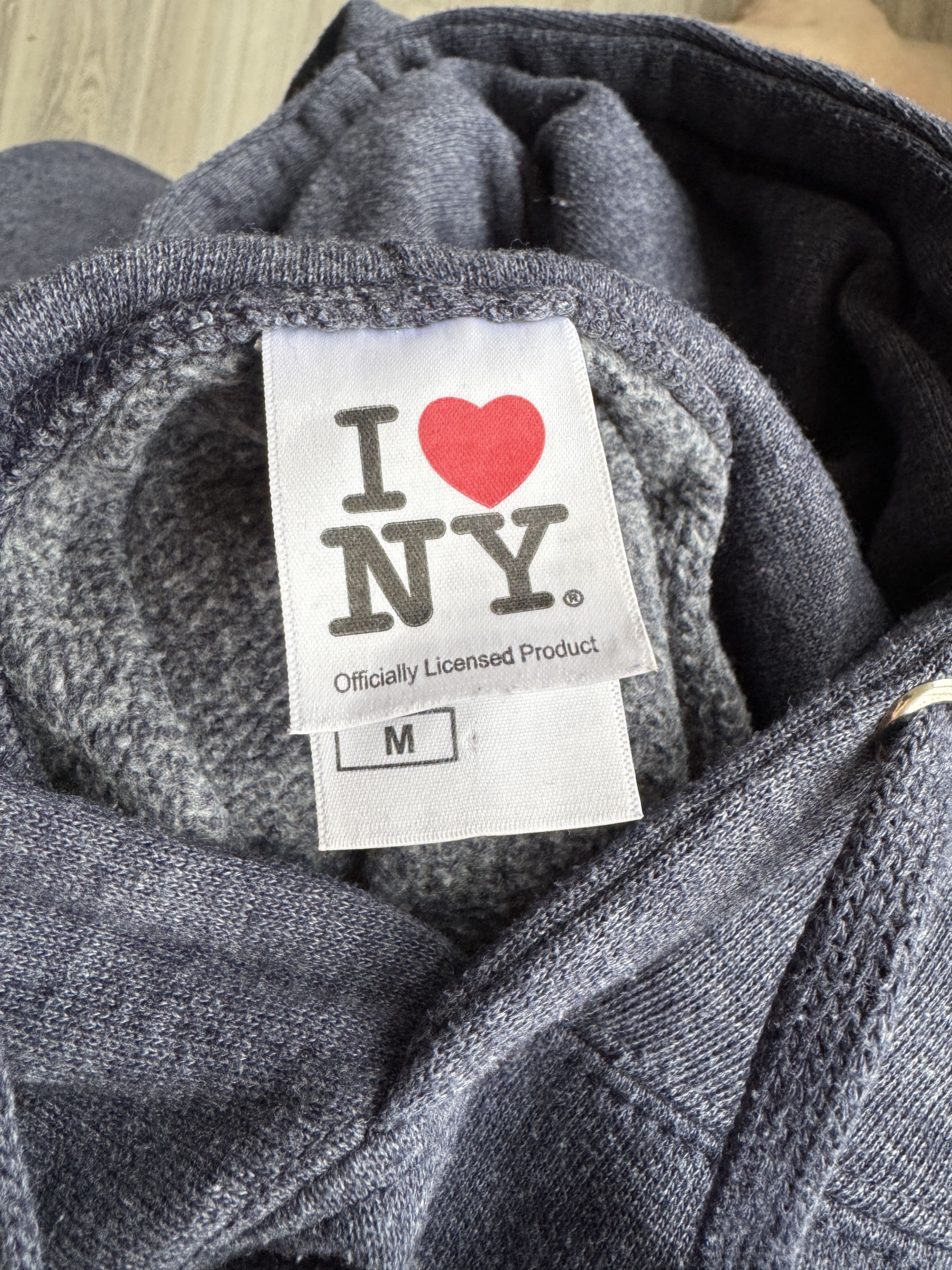 I Love NY I Love New York Y2K vintage Big Logo faded hoodie I ❤️ NY Size US M / EU 48-50 / 2 - 5 Thumbnail