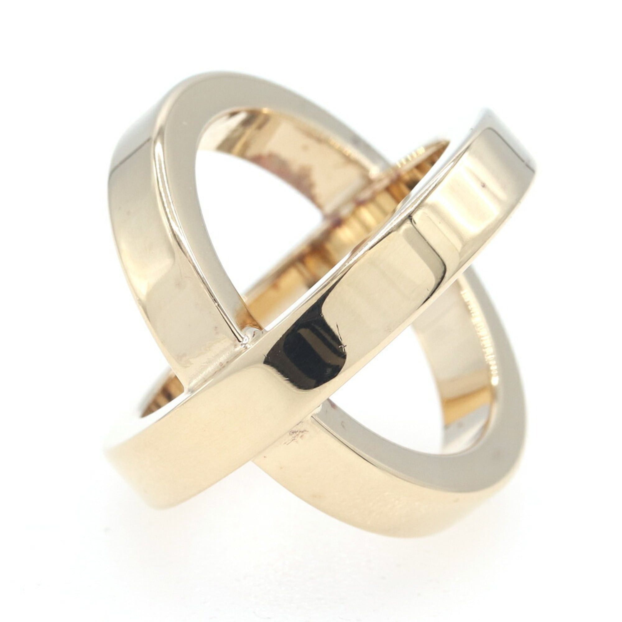 Hermes Hermes scarf ring, Cosmos design, gold metal, clasp, stole pendant top, women's. Size ONE SIZE - 1 Thumbnail