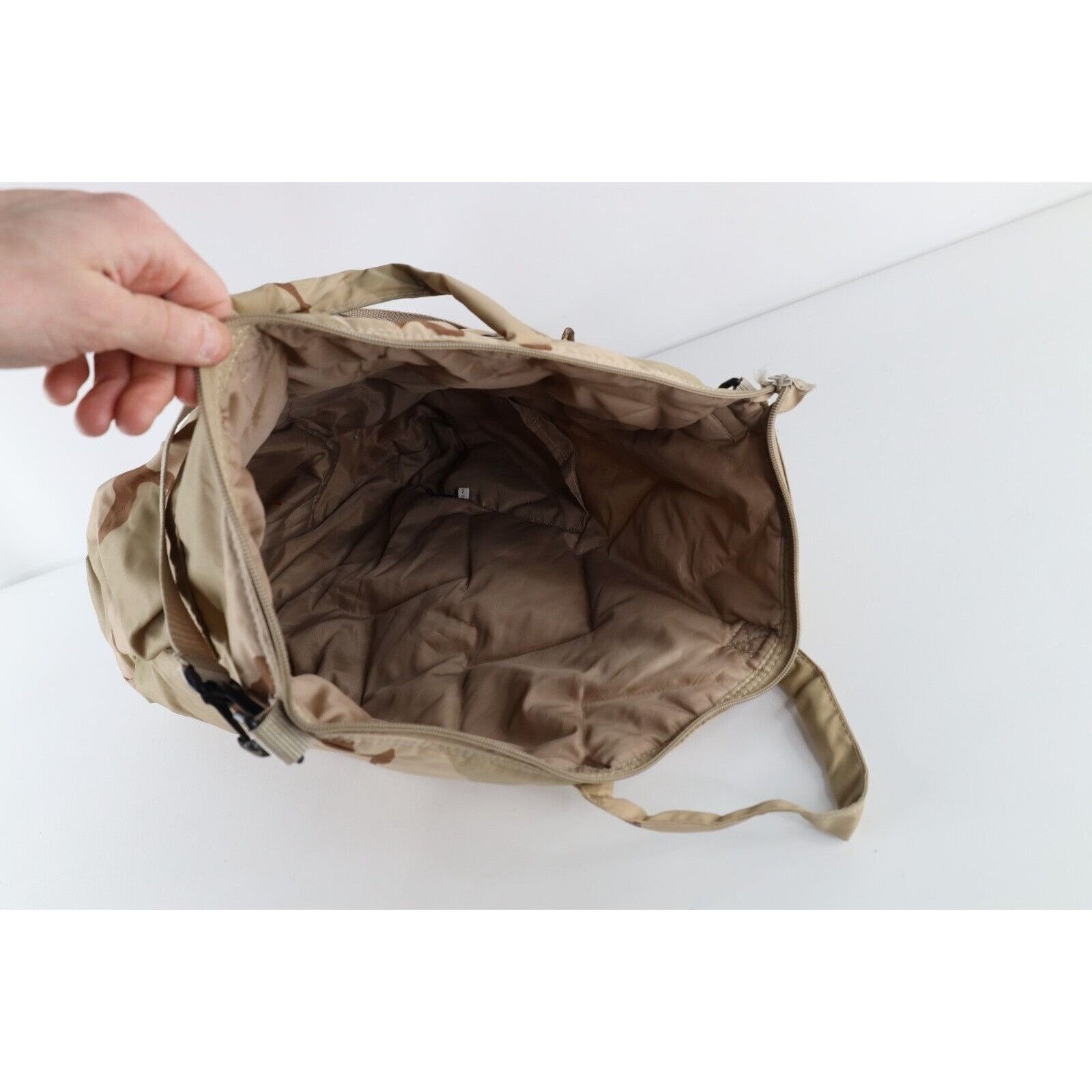 Vintage Vintage 90s Y2K Streetwear Handled Camouflage Camo Tote Bag Size ONE SIZE - 8 Thumbnail