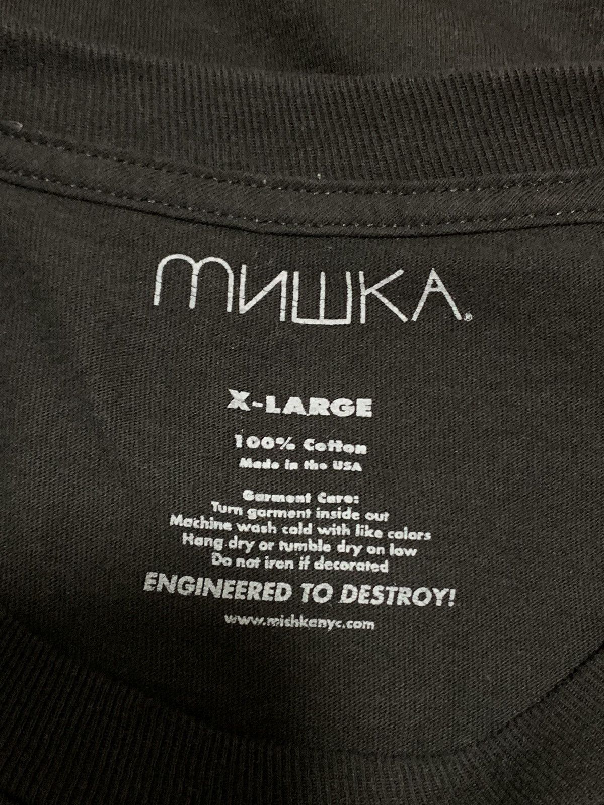 Mishka Mishka Eyes Nice Graphic Tee Shirt Distressed Size US XL / EU 56 / 4 - 10 Thumbnail