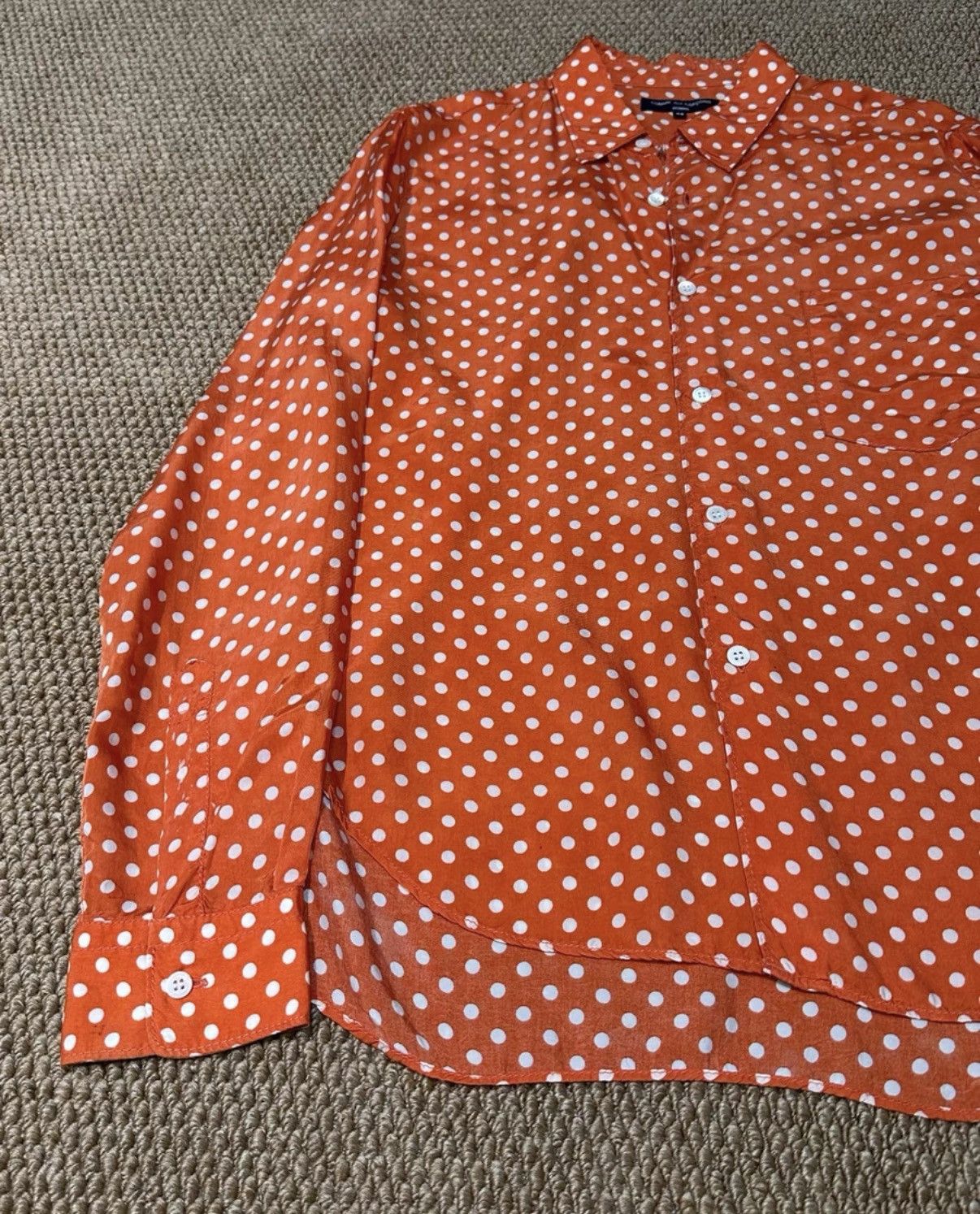 Comme des Garcons Homme Plus Comme des Garçons Homme Plus Polka Dot Shirt K23 Size S / US 4 / IT 40 - 2 Thumbnail