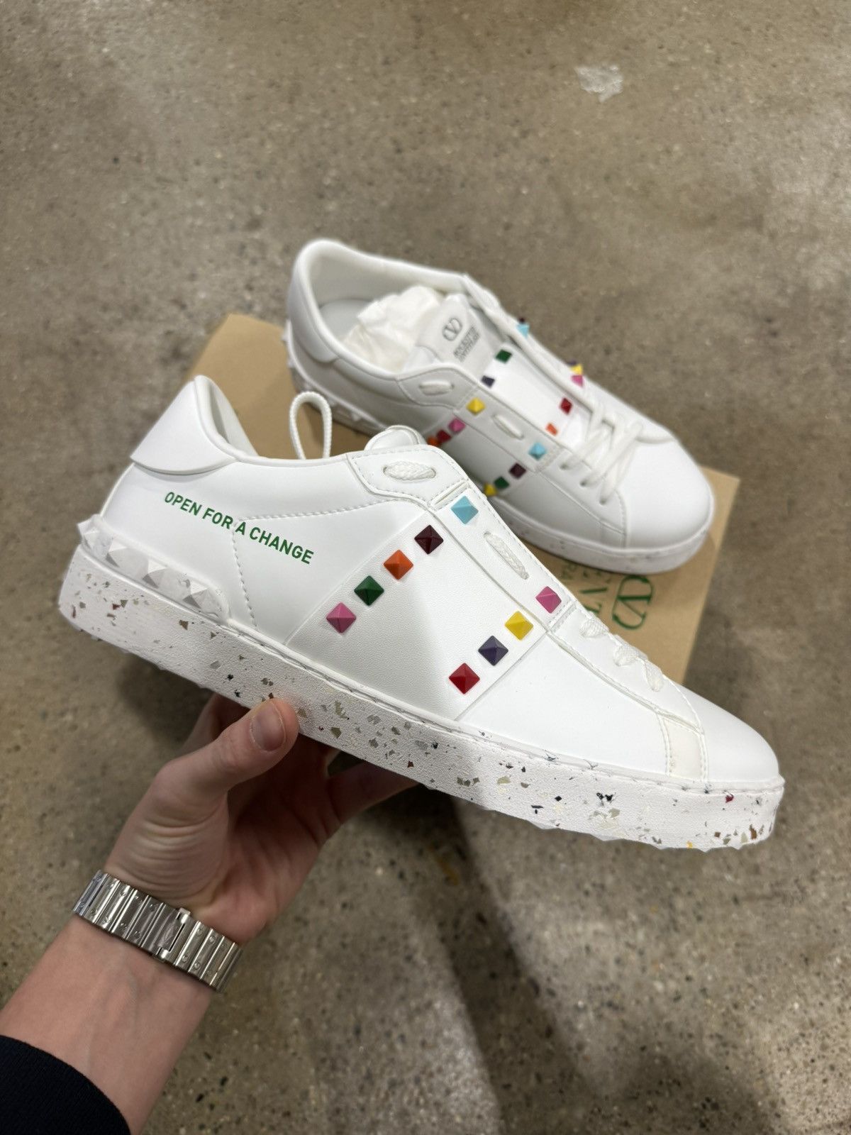 Valentino Valentino Open Sneaker NEW 900$ Size US 8 / EU 41 - 2 Thumbnail