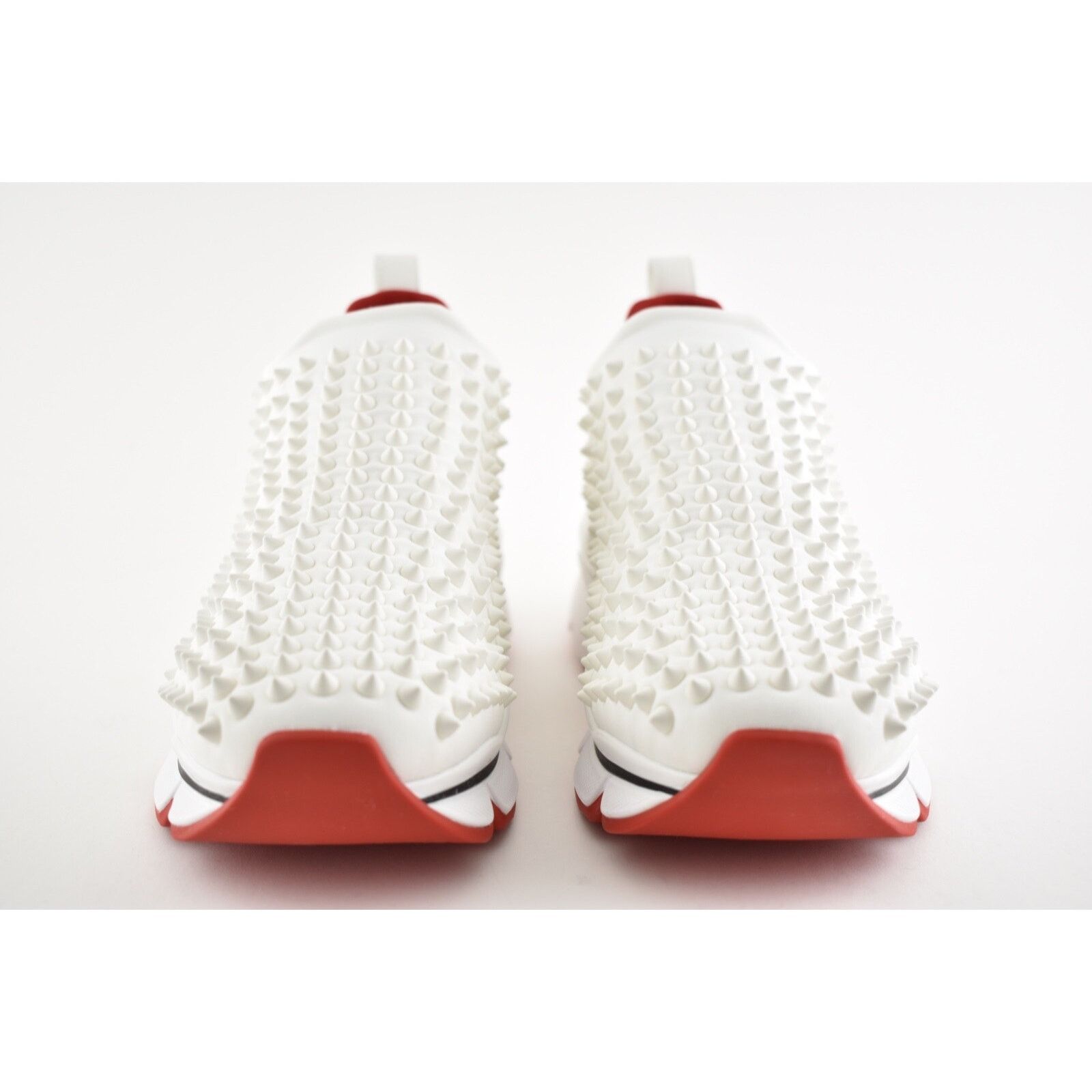 Christian Louboutin Spike Sock Donna Flat Snow White Red Neoprene Sneaker 36 Size US 6 / IT 36 - 5 Thumbnail