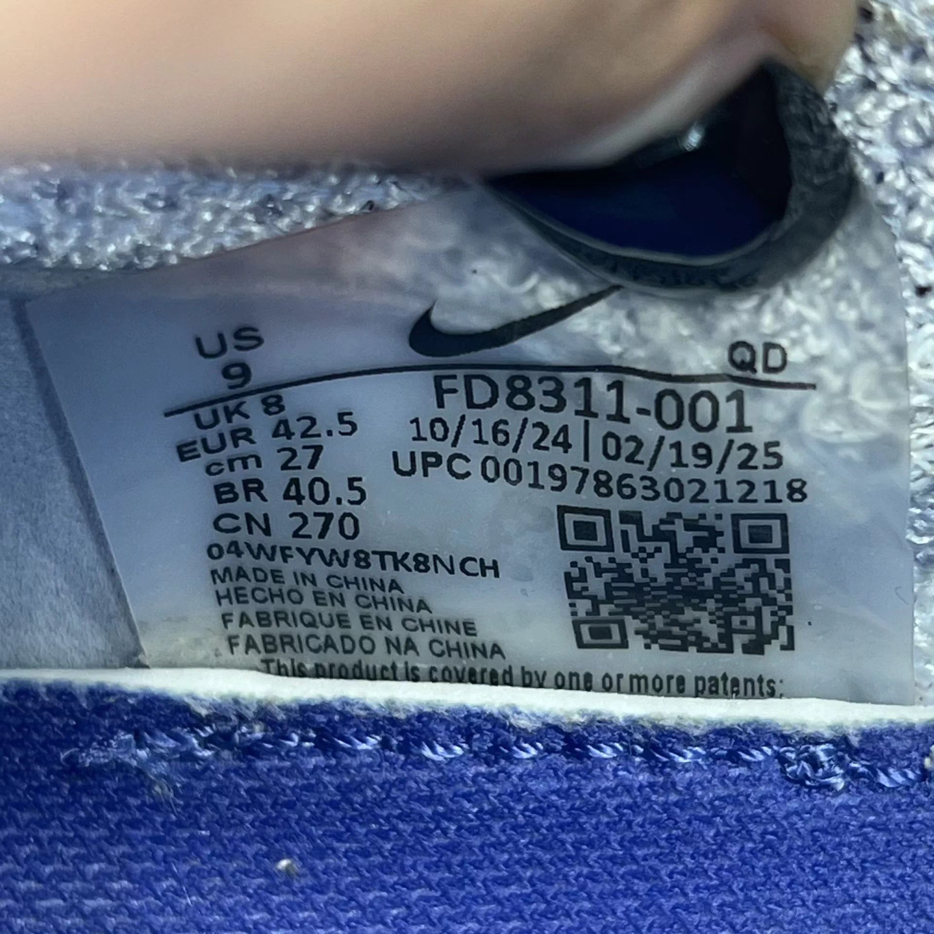 Nike Nike Alphafly Next% 3 Blue-Grey 42.5 Like New Size US 9.5 / EU 42-43 - 8 Thumbnail