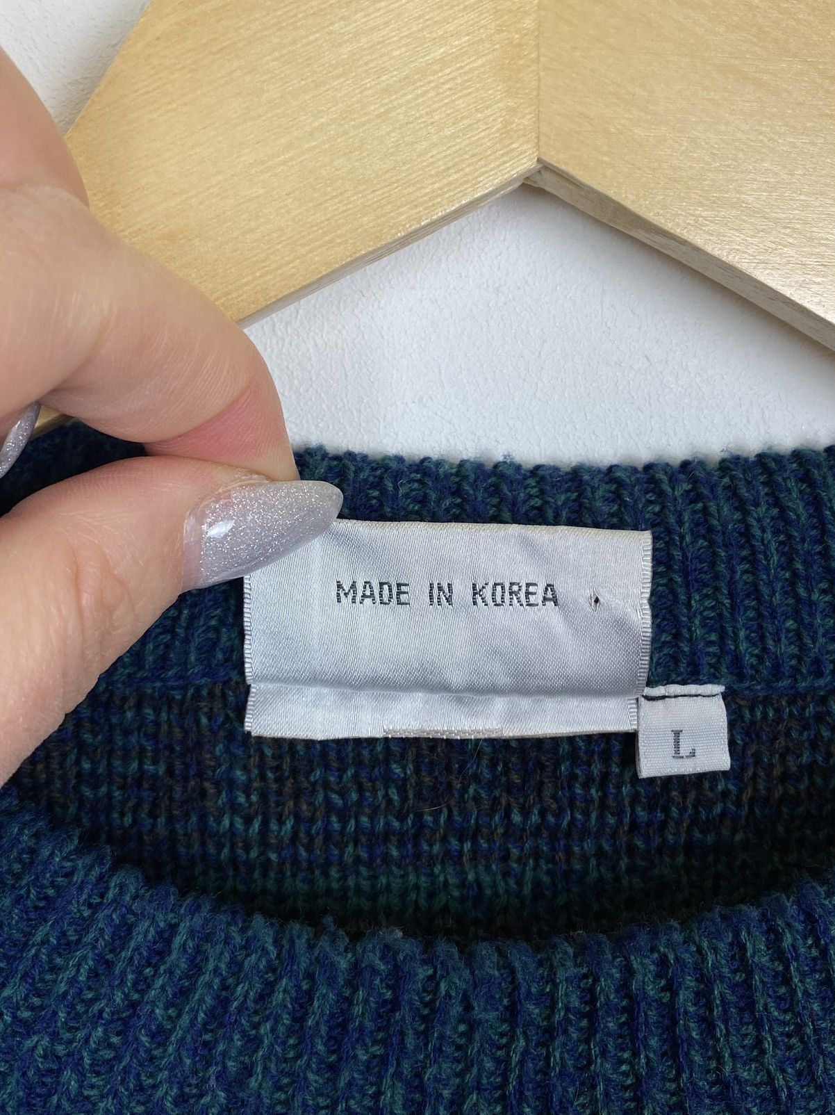 Gianfranco Ferre Vintage Gianfranco Ferre Knitwear For Men Sweater Green Blue Size US L / EU 52-54 / 3 - 5 Thumbnail
