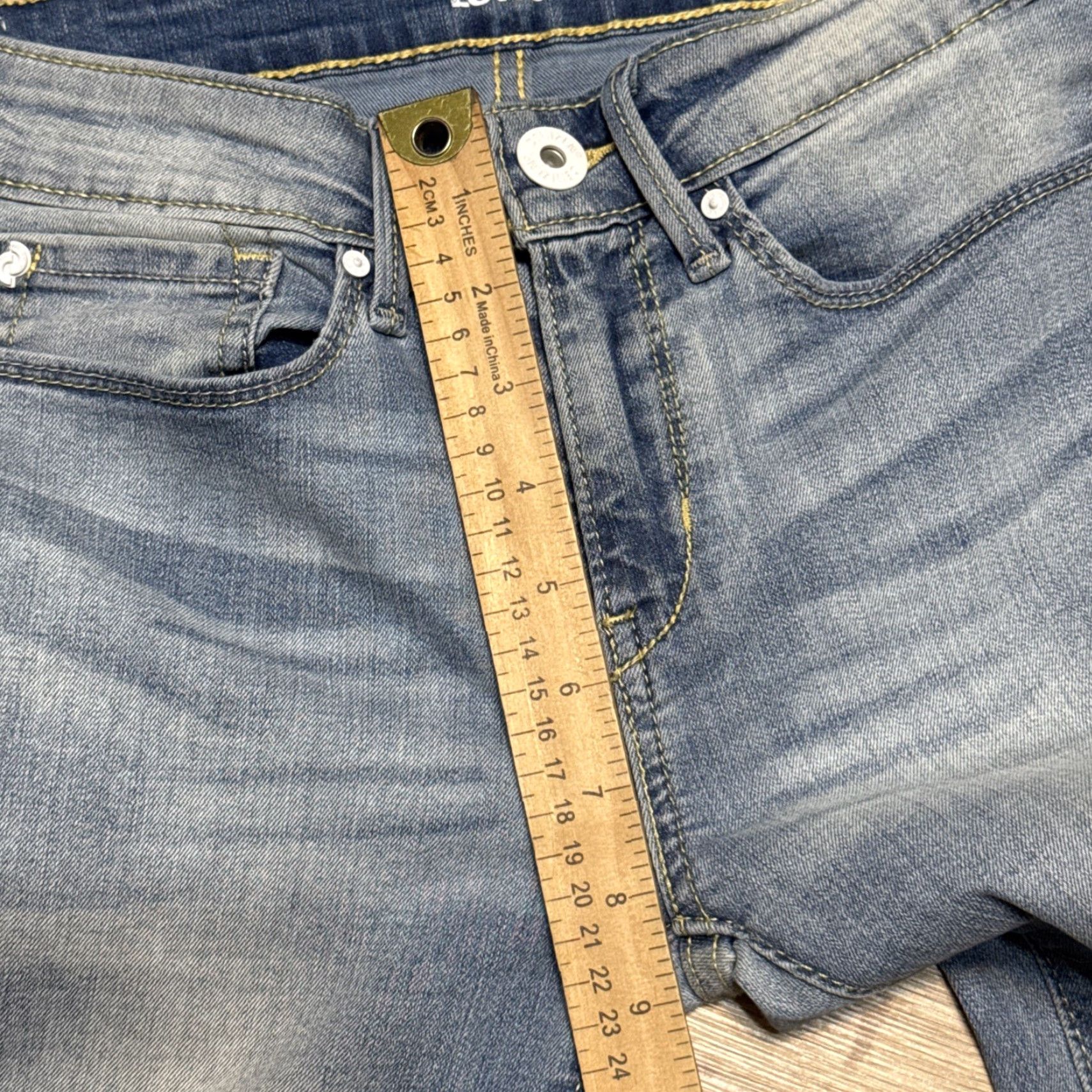 Denizen VINTAGE Levi's Denizen Women's Jeans Jegging Stretch Low Rise 5 Juniors Blue Size 27" / US 4 / IT 40 - 6 Thumbnail